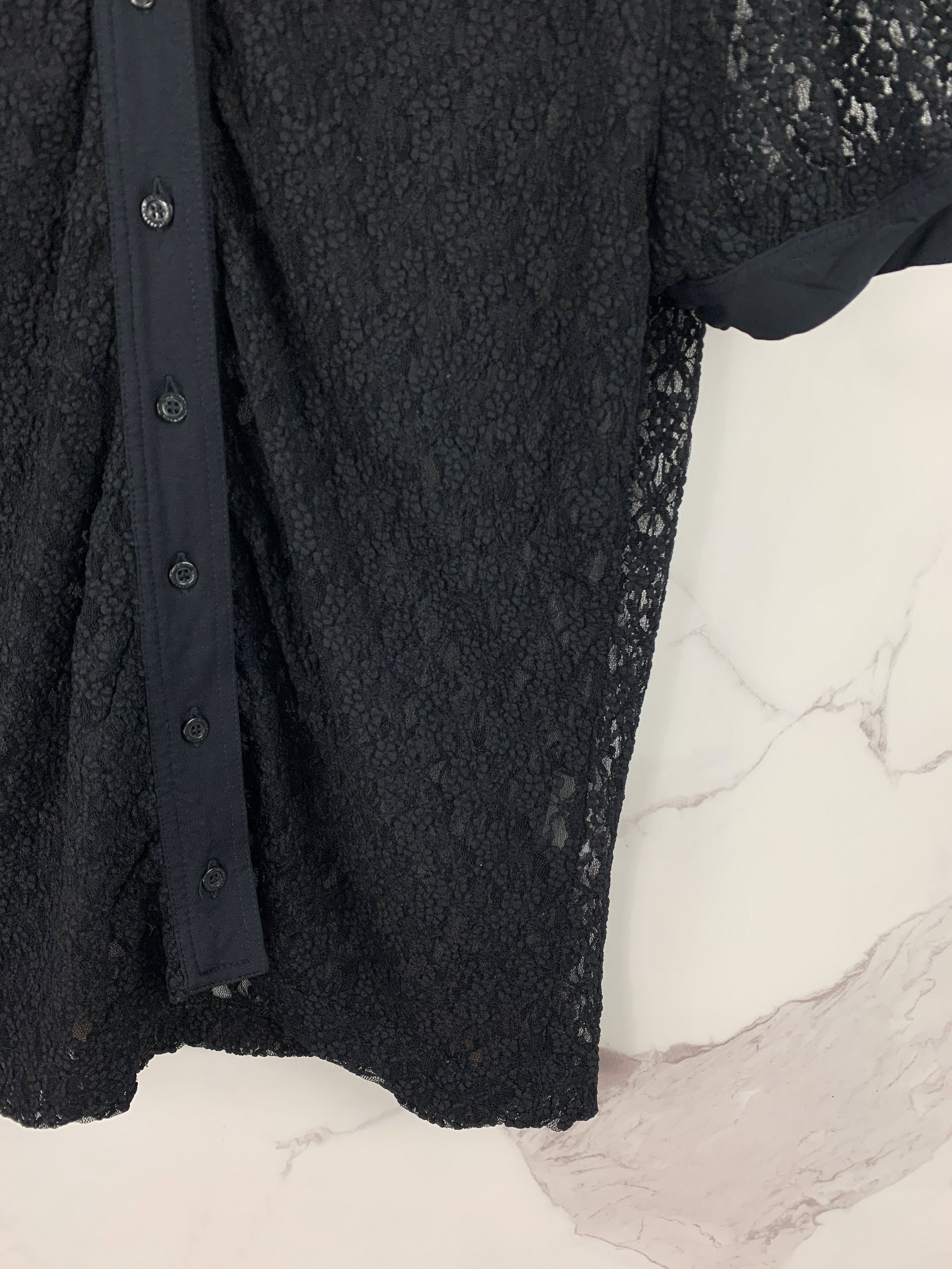 Dolce & Gabbana Vintage Dolce Gabbana Crochet Button Shirt Size S Size S / US 4 / IT 40 - 6 Thumbnail