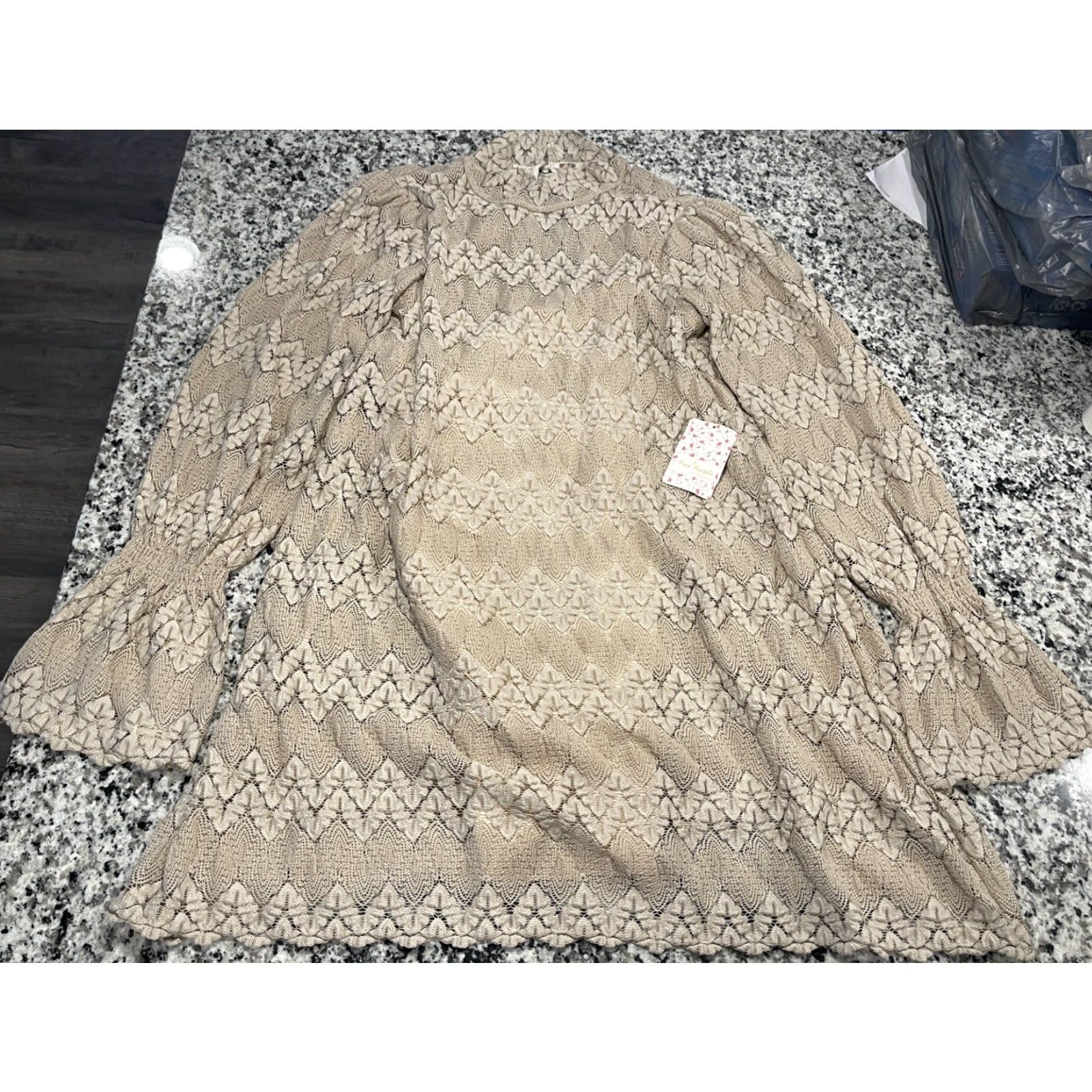 Free People FREE PEOPLE Simone Neutral Combo Lace Dress Size M NWT 28 Size M / US 6-8 / IT 42-44 - 3 Thumbnail