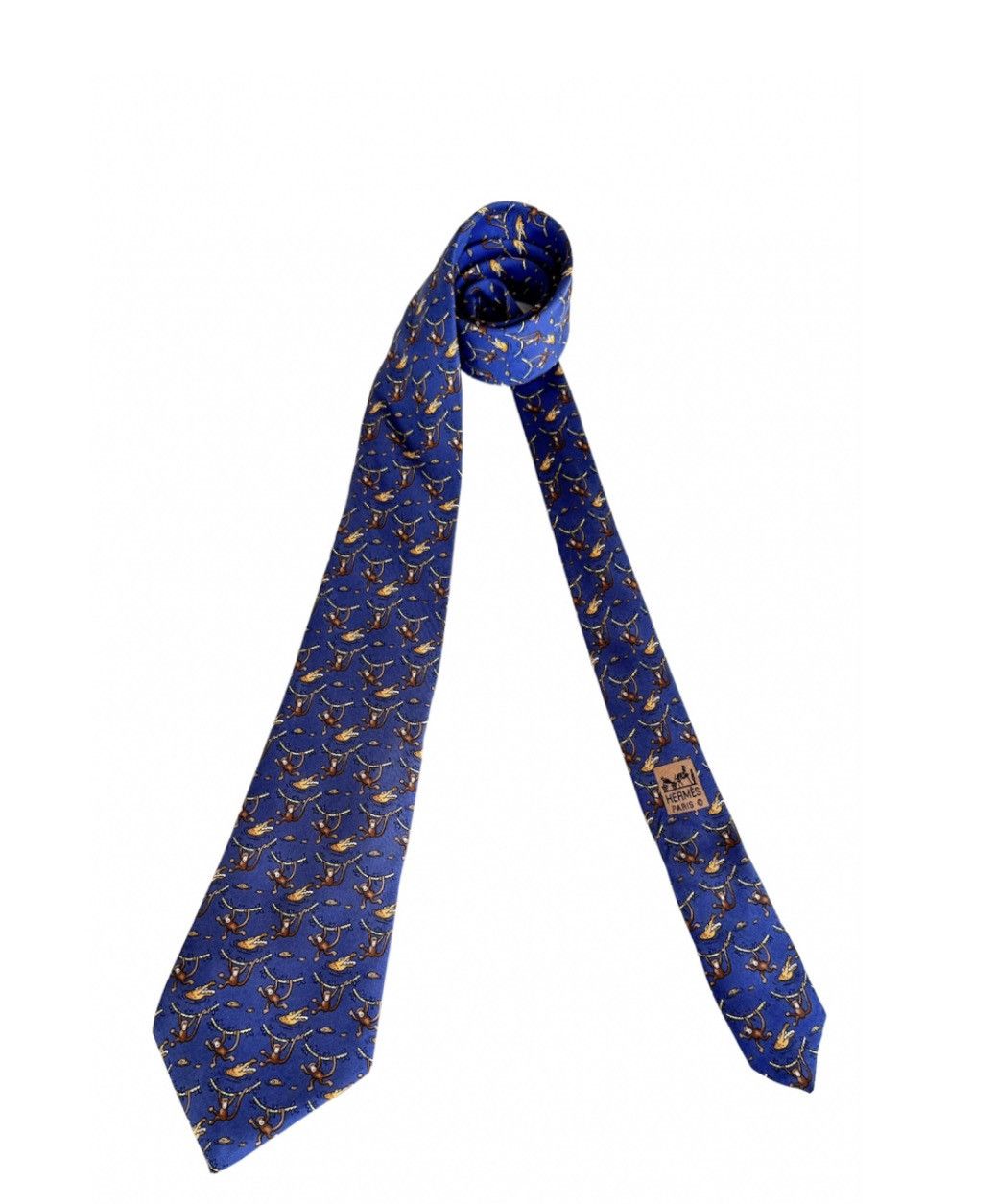 Hermes Hermes Tie / Rare Design Size ONE SIZE - 2 Thumbnail