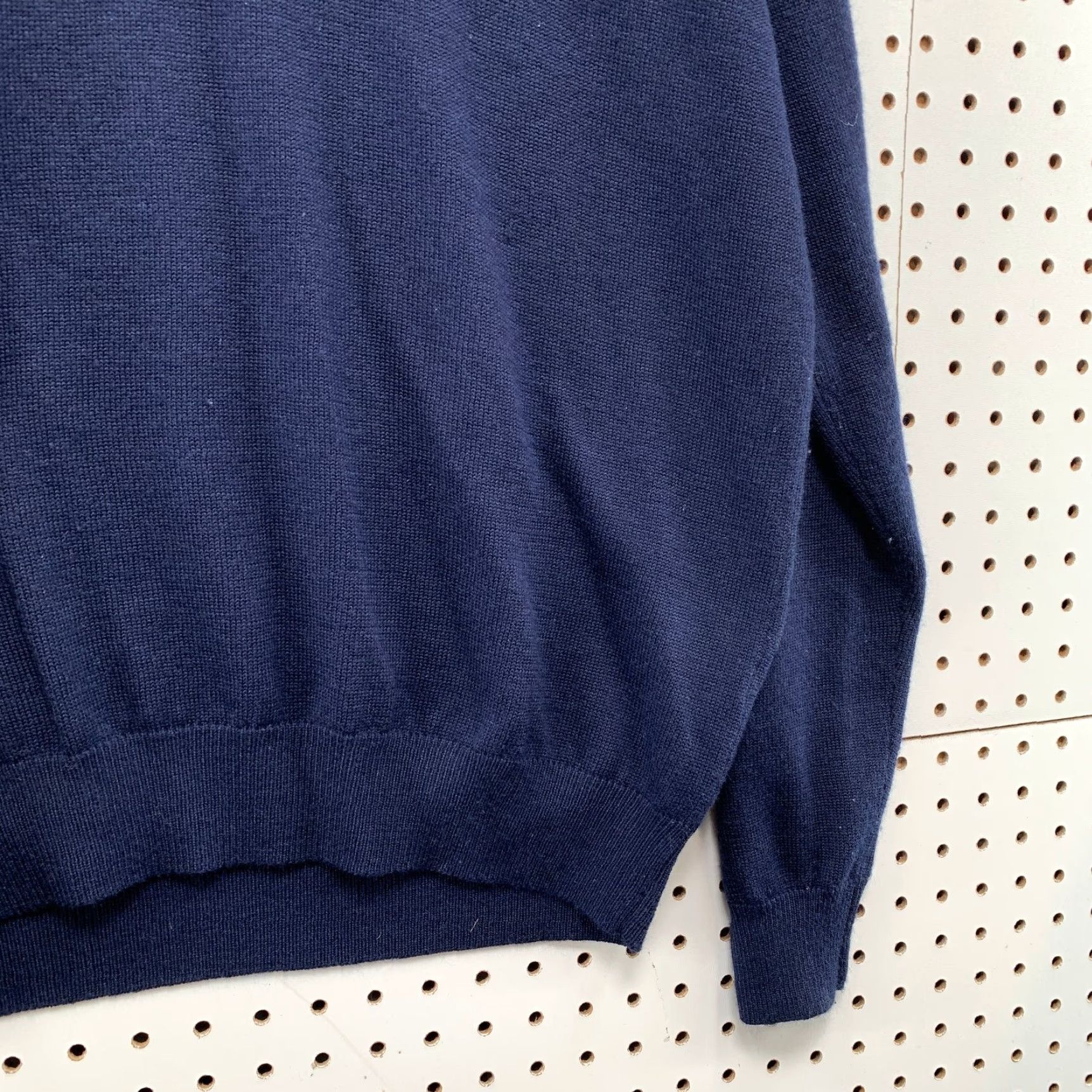 Vintage Toscano Merino Wool Sweater Mens Large Blue Shawl Collared Knit Soft Shirt Size US L / EU 52-54 / 3 - 7 Thumbnail