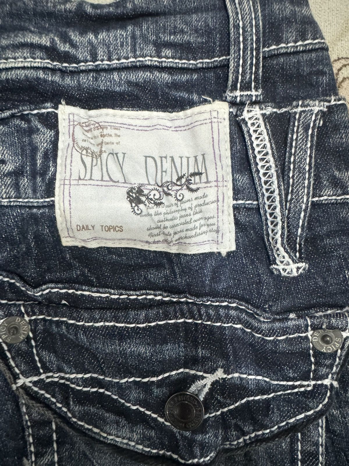 If Six Was Nine × Japanese Brand × Vintage Vintage The Oria Spicy Denim Stretchable Jeans Size US 30 / EU 46 - 7 Thumbnail