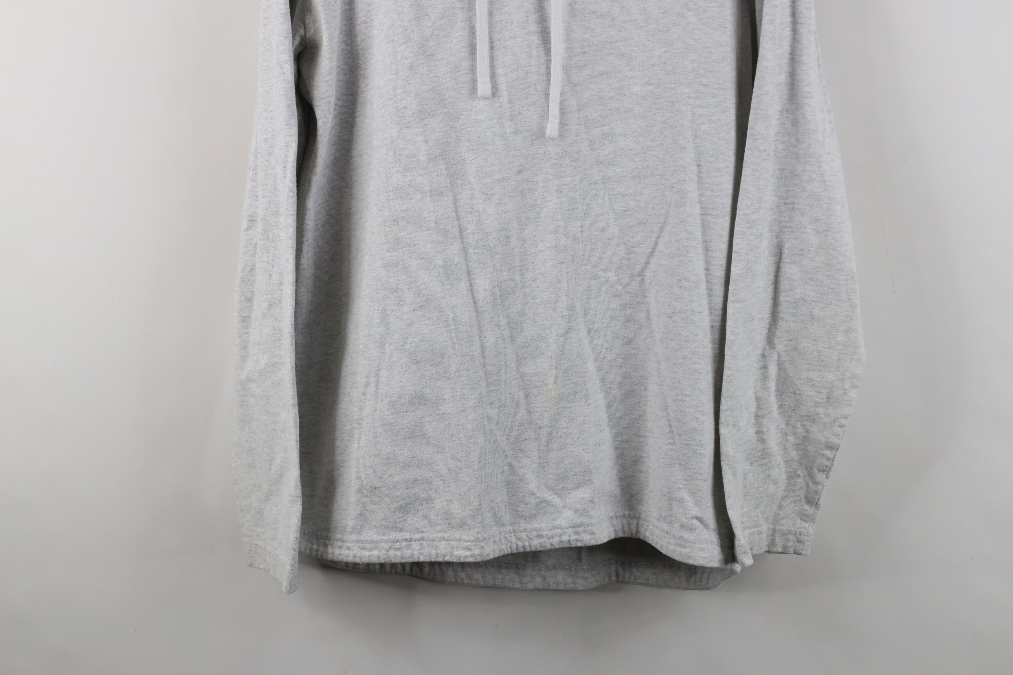 Nike Vintage Y2K Nike Mini Swoosh Hooded Hoodie T-Shirt Gray Size US M / EU 48-50 / 2 - 3 Thumbnail