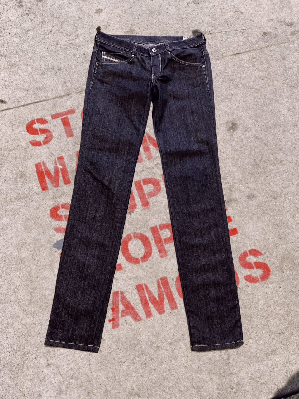 Diesel Diesel Clushy Skinny Jeans Sz 30 Dark Zipper Pockets Size 30" / US 8 / IT 44 - 1 Thumbnail