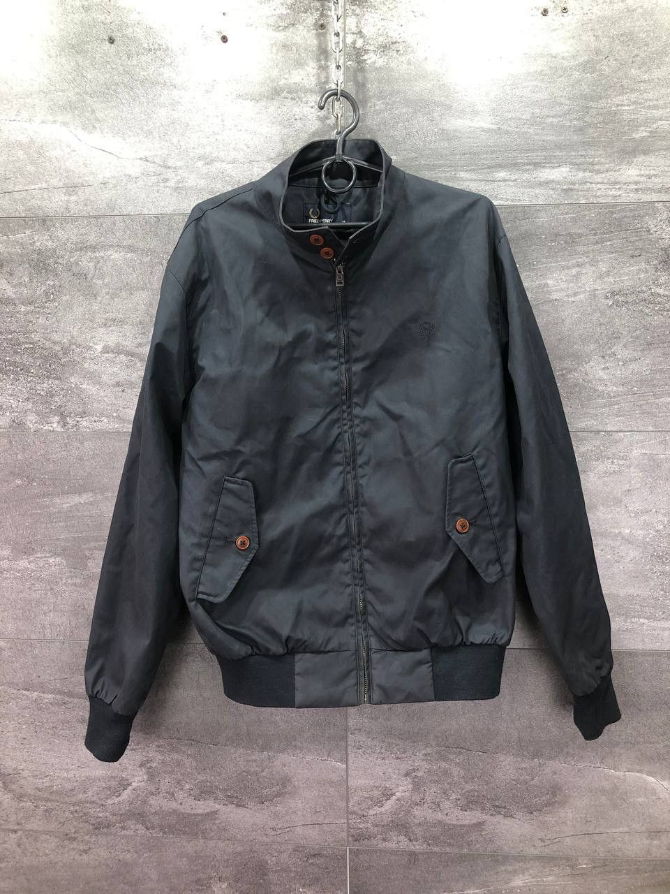 Other Fred Perry Wax Cotton Men’s Jacket Navy Size M Size US M / EU 48-50 / 2 - 9 Thumbnail