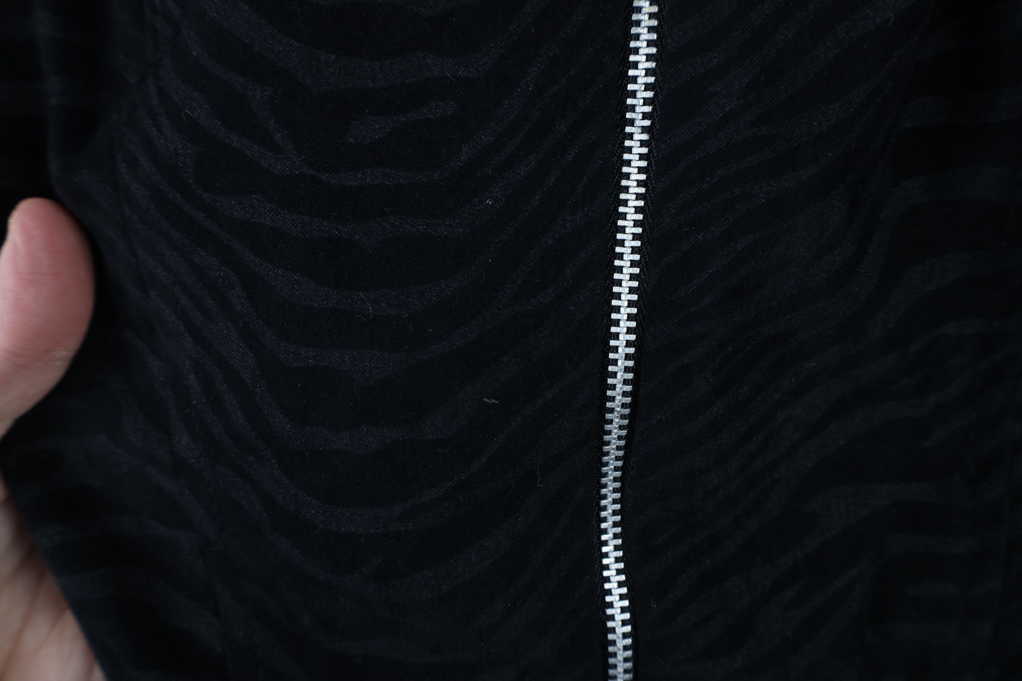 Vintage Vintage 90s Streetwear Zebra Striped Full Zip Jacket USA Size XL / US 12-14 / IT 48-50 - 4 Thumbnail