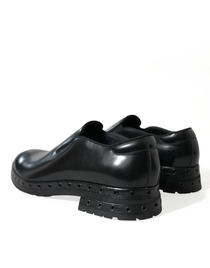 Dolce & Gabbana o1y0125 Loafers in Black Size US 7 / EU 40 - 6 Thumbnail