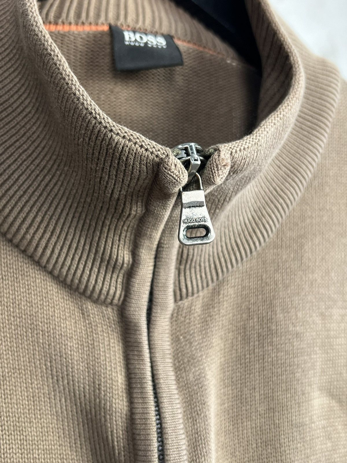 Hugo Boss Vintage Hugo Boss Zip-Up Knit Sweater Size M - L Size US M / EU 48-50 / 2 - 7 Thumbnail