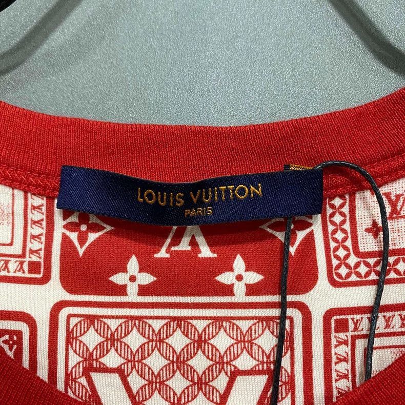 Louis Vuitton Louis Vuitton Logo Print Short Sleeve T -2505 Size S / US 4 / IT 40 - 4 Thumbnail