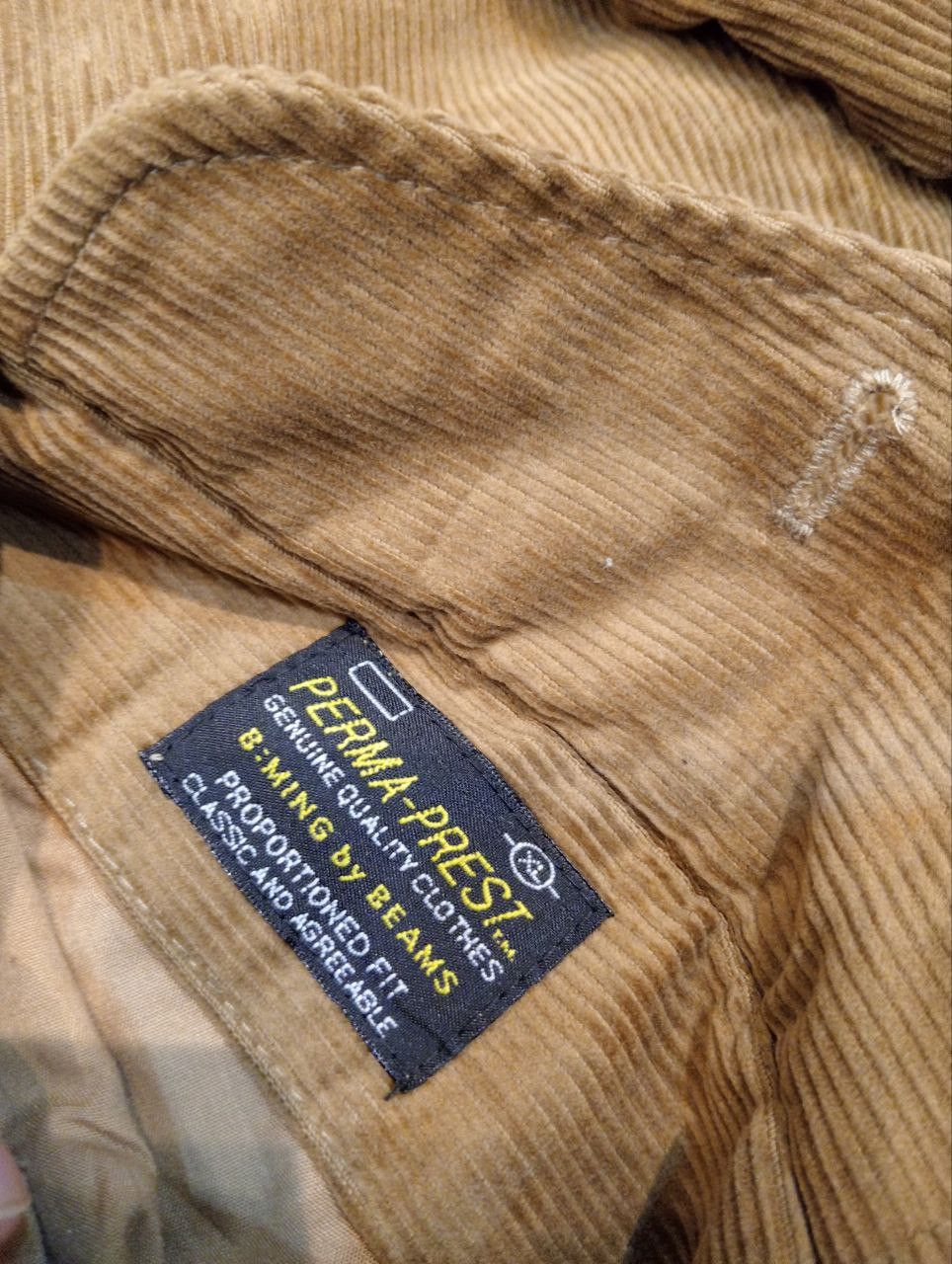 Beams Japan B:MING BY BEAMS JAPAN PERMA-PREST REVERSIBLE CORDUROY JACKET Size US XL / EU 56 / 4 - 14 Thumbnail