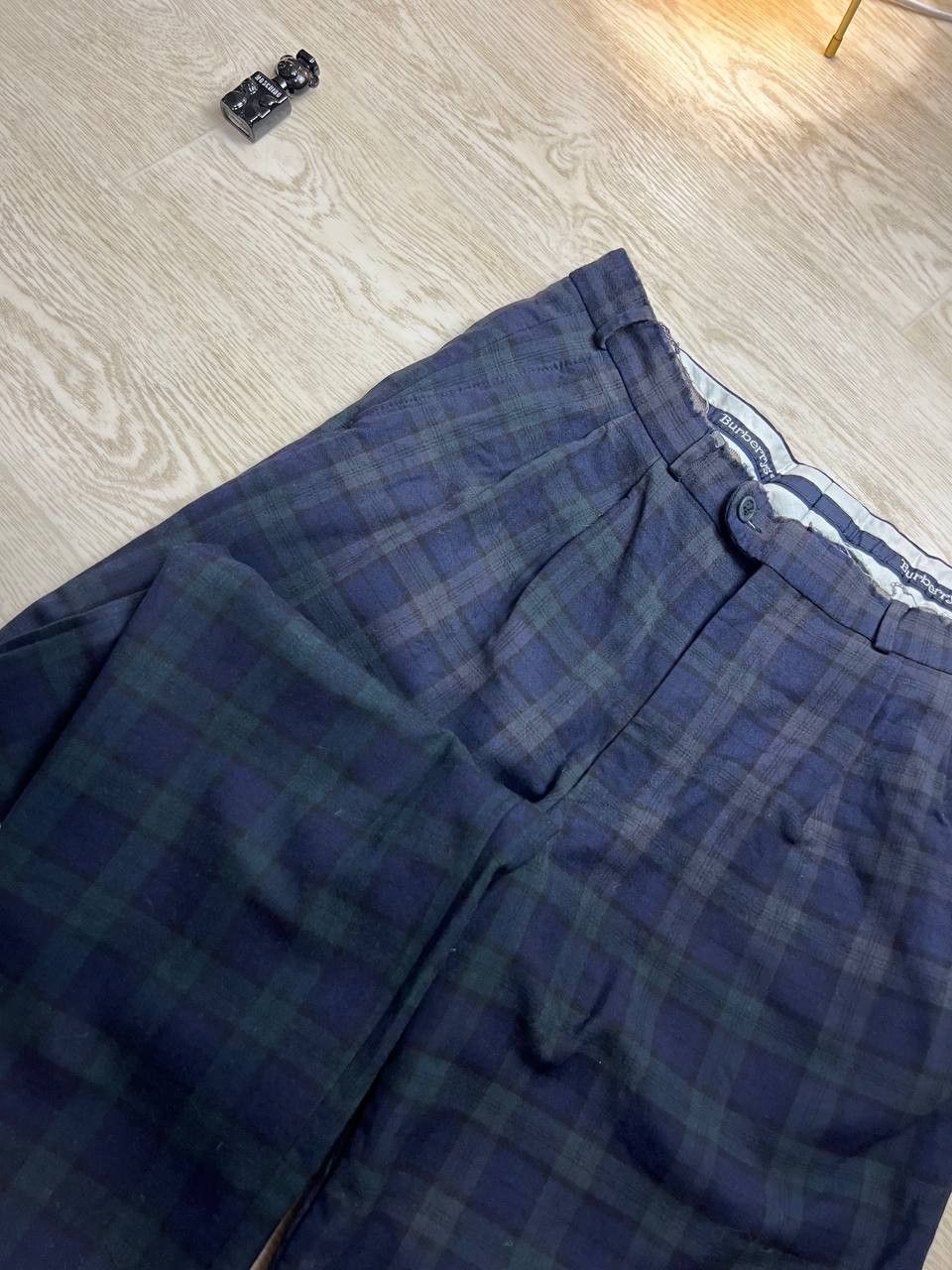 Burberry Burrberrys V2 Classic 90s Vintage Pleated Wool Dress Pants Size US 36 / EU 52 - 10 Thumbnail