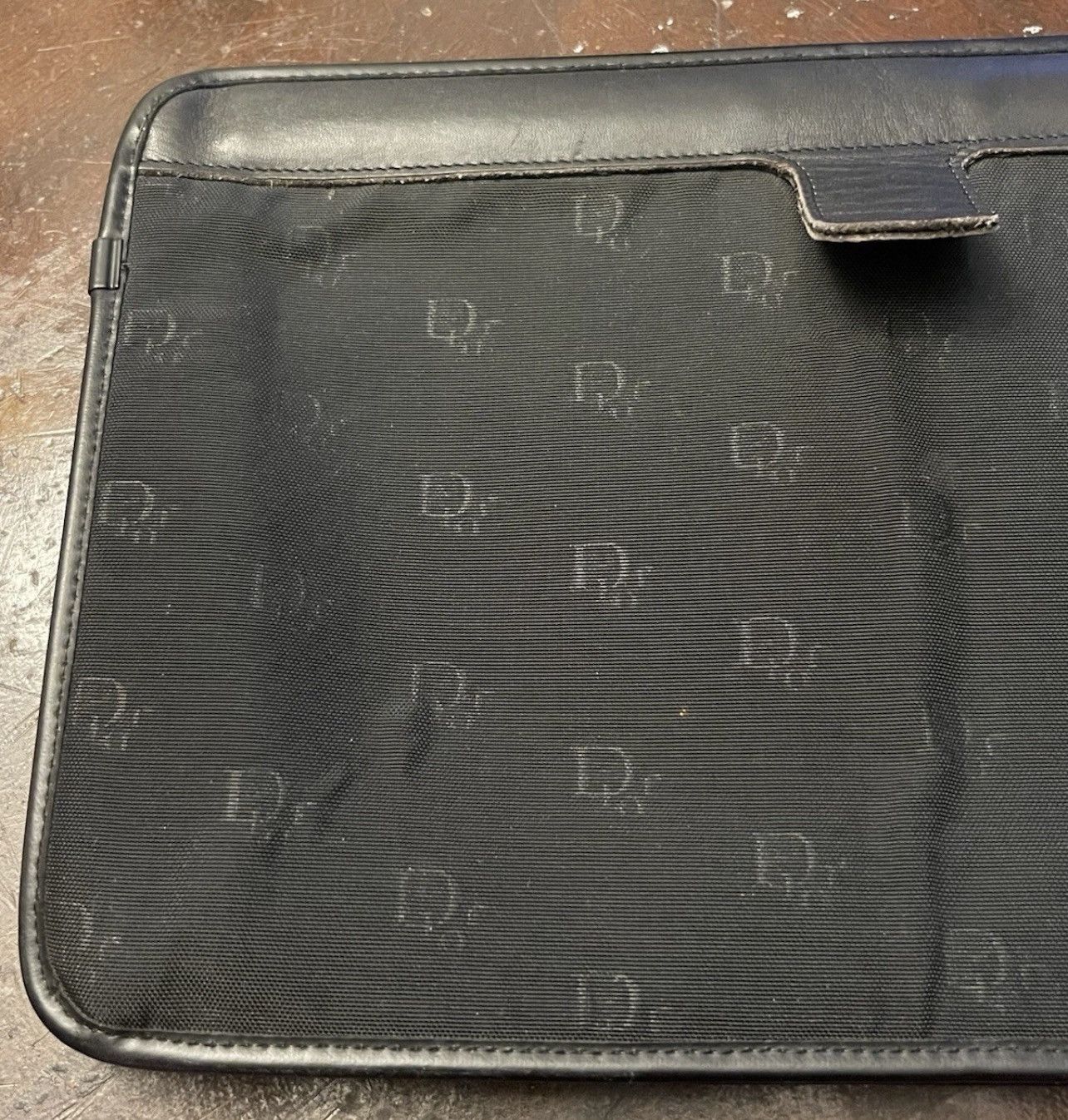 Dior Dior Designer Luxury Nylon Leather Clutch Bag RARE Pre-Owned Size ONE SIZE - 4 Thumbnail