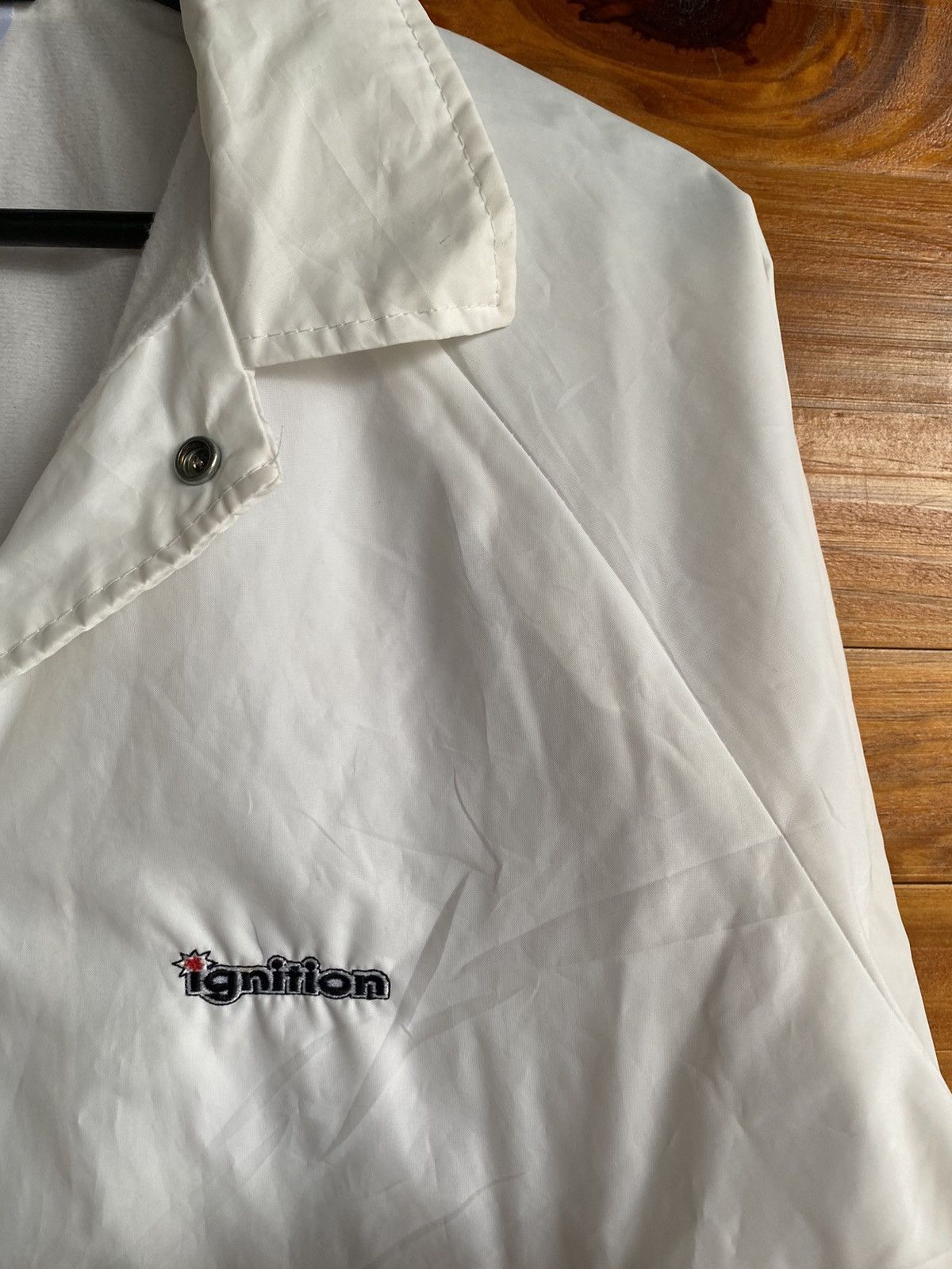 Vintage Vintage Ignition U.S.A Snowboards White Coach Nylon Jacket Size US M / EU 48-50 / 2 - 6 Thumbnail