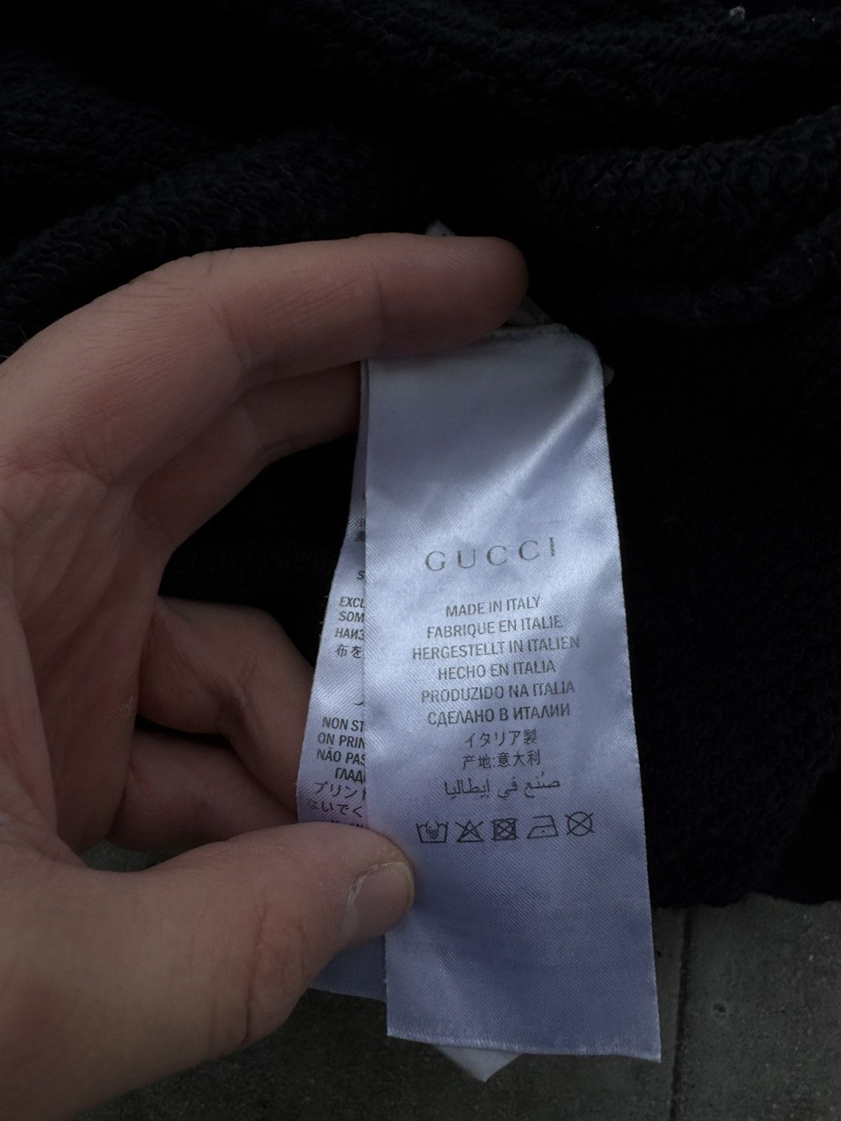 Designer × Gucci Rare Gucci Mouth print Hooded sweatshirt Size US L / EU 52-54 / 3 - 6 Thumbnail