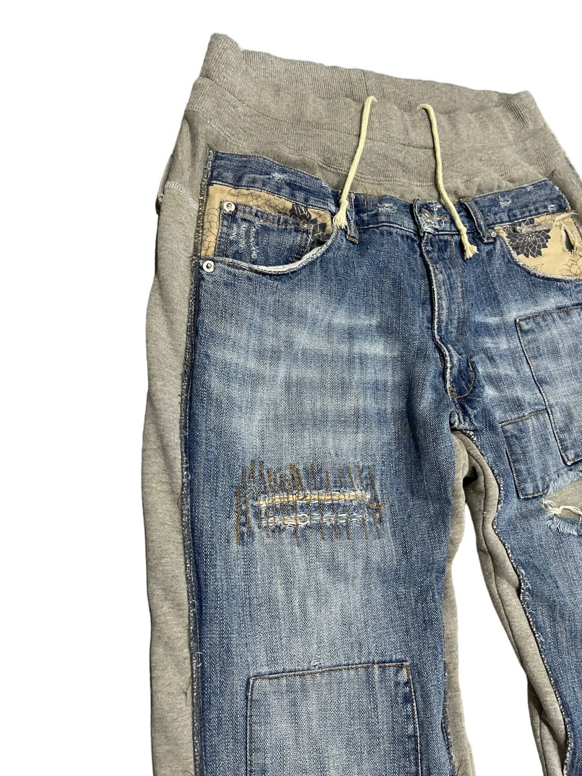 Japanese Brand × Vintage Vintage Gumu INTL Distressed Hybrid Pants Size US 32 / EU 48 - 8 Thumbnail