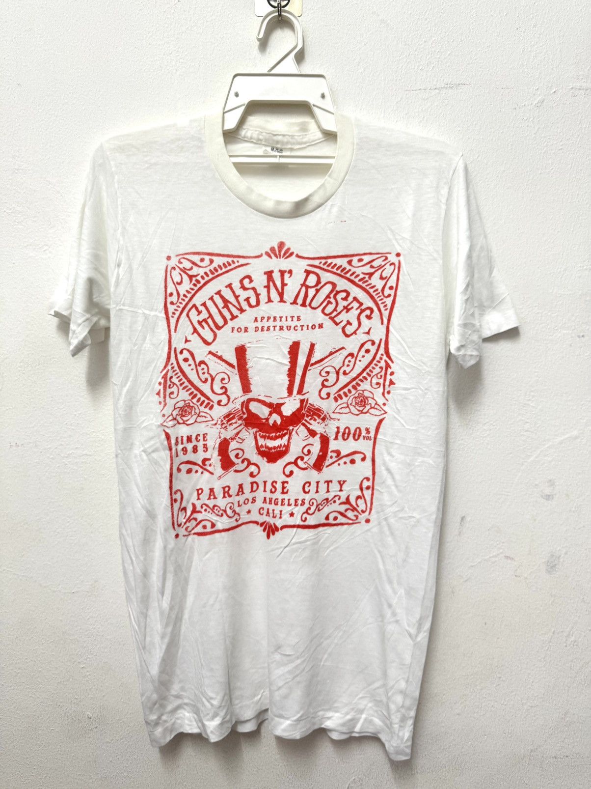 Band Tees × Vintage Vintage 80’s Guns N Roses Paradise City Hard Rock T shirt Size US M / EU 48-50 / 2 - 1 Thumbnail