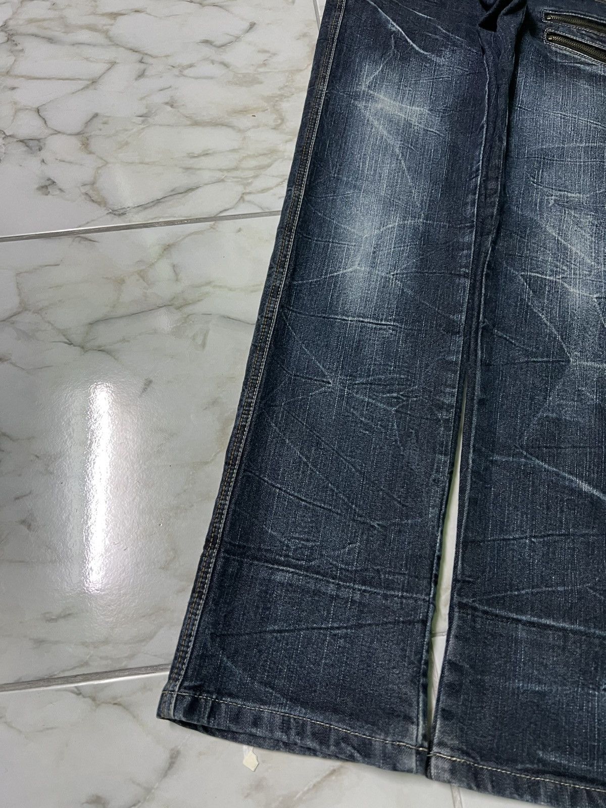 If Six Was Nine × Japanese Brand × Vintage 💥Double Waist💥 90’s Double Focus Japanese Denim Washed Jean Size US 28 / EU 44 - 3 Thumbnail