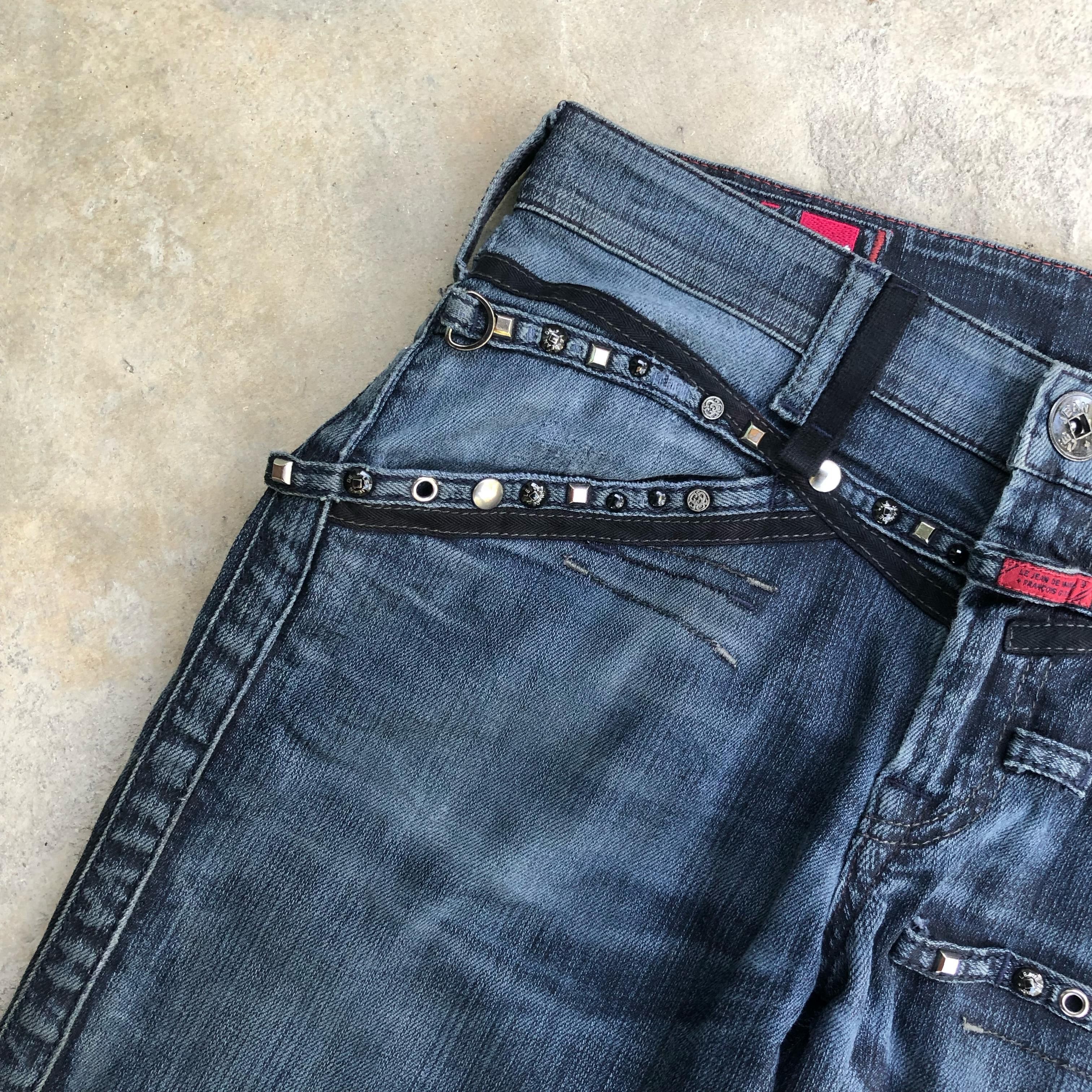 Marithe + Francois Girbaud Marithe Francois Girbaud Eyelet Jeans Size US 31 - 7 Thumbnail