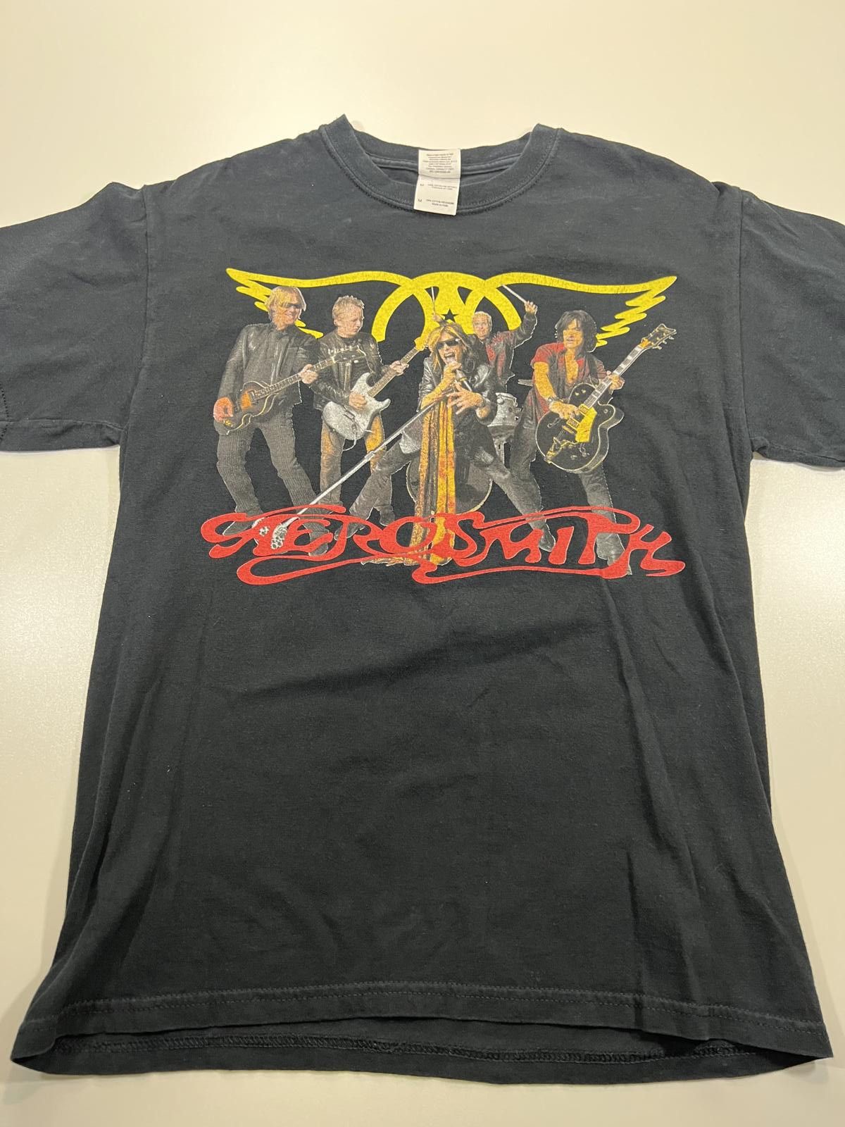 Gildan 2010 Aerosmith Band Graphic Black T-Shirt Medium Size US M / EU 48-50 / 2 - 1 Thumbnail