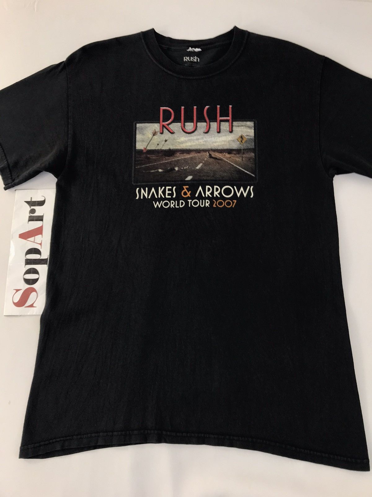 Band Tees Rock Band Rush Snakes & Arrows World Tour 2007 Tee Size US M / EU 48-50 / 2 - 3 Thumbnail