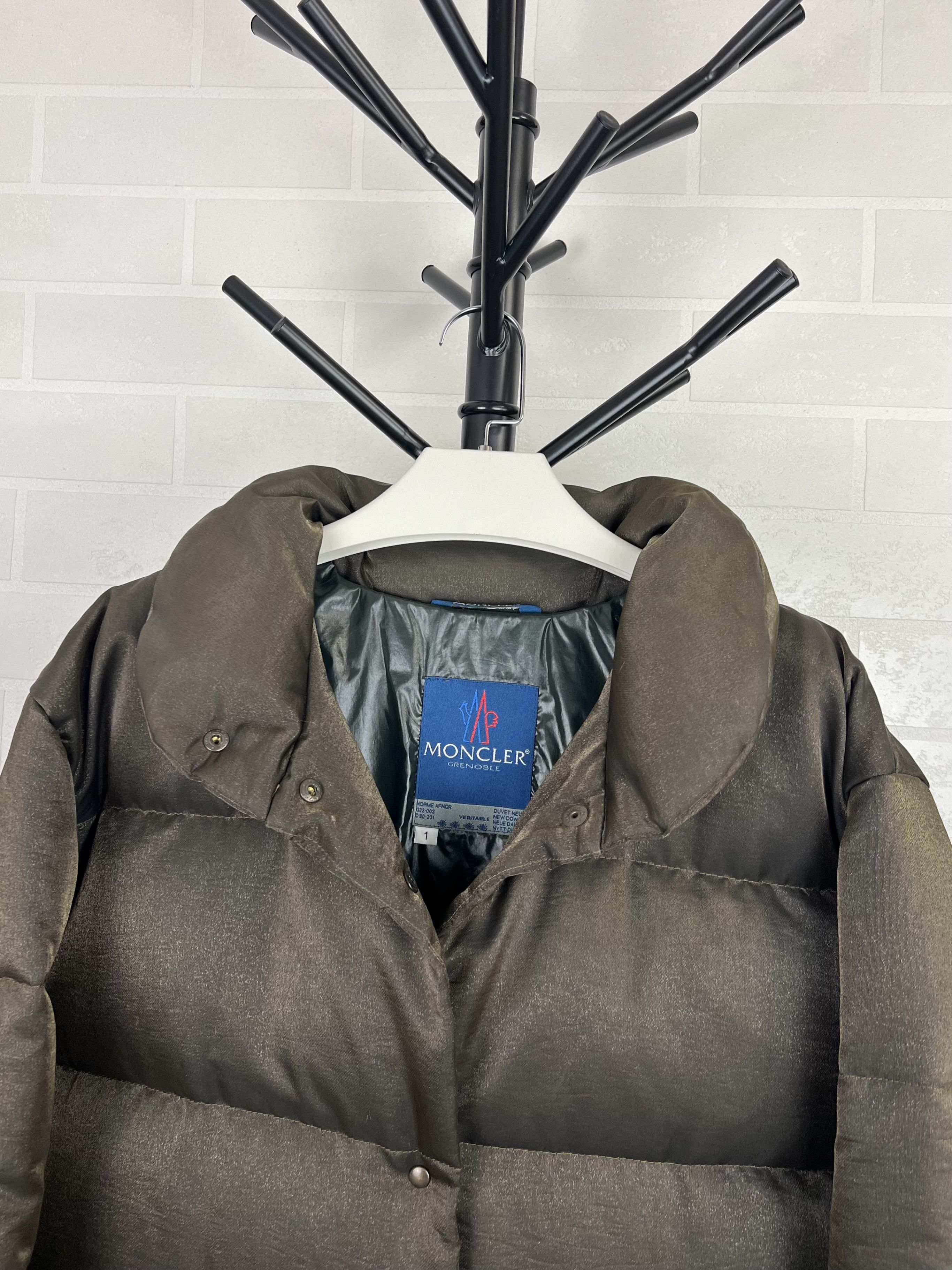 Moncler MONCLER GRENOBLE Down Jacket Oversized Puffer 80s Khaki Size S / US 4 / IT 40 - 2 Thumbnail