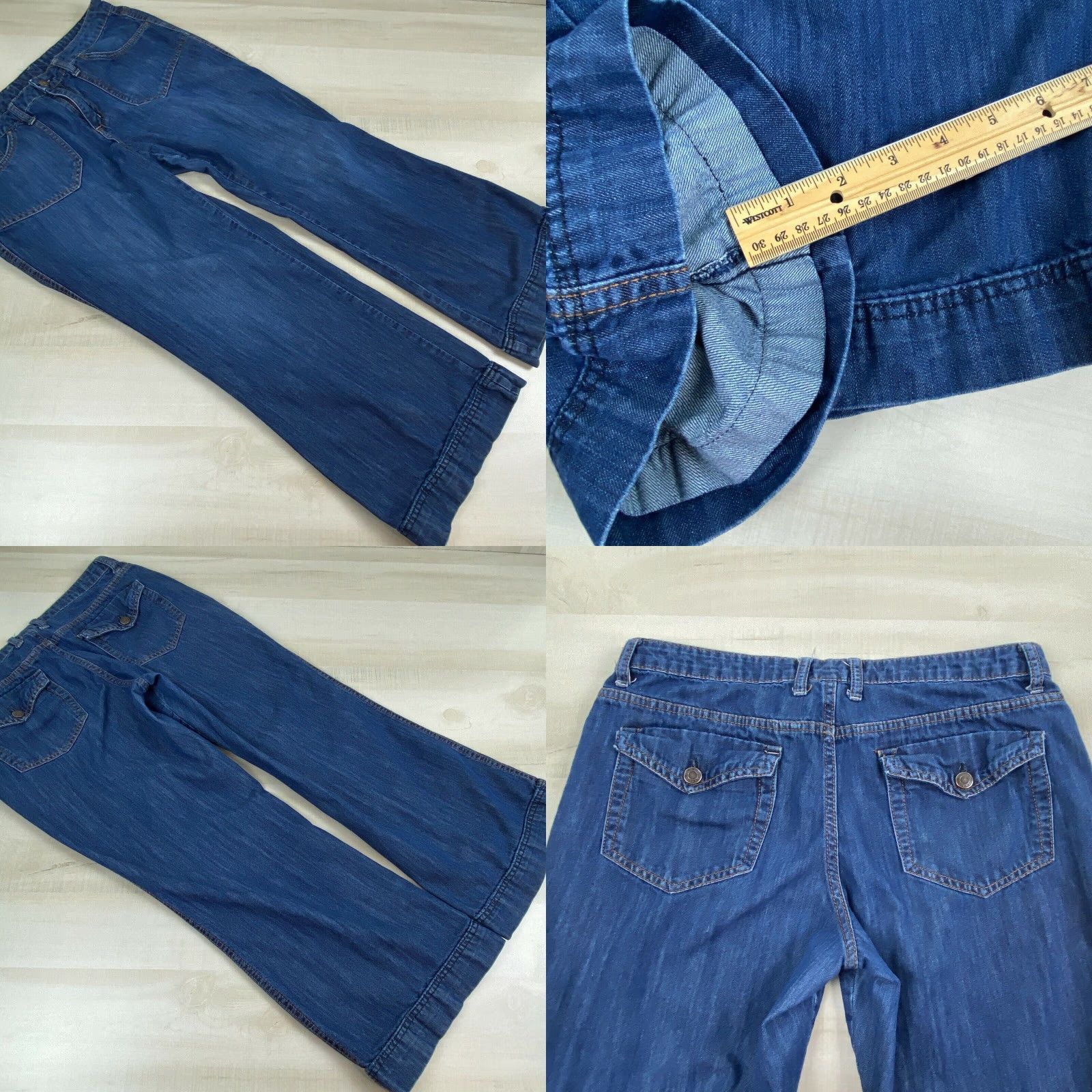 Faded Glory Faded Glory Womens Bootcut Jeans Medium Wash Petite 12 Blue Size 34" / US 12 / IT 48 - 8 Thumbnail