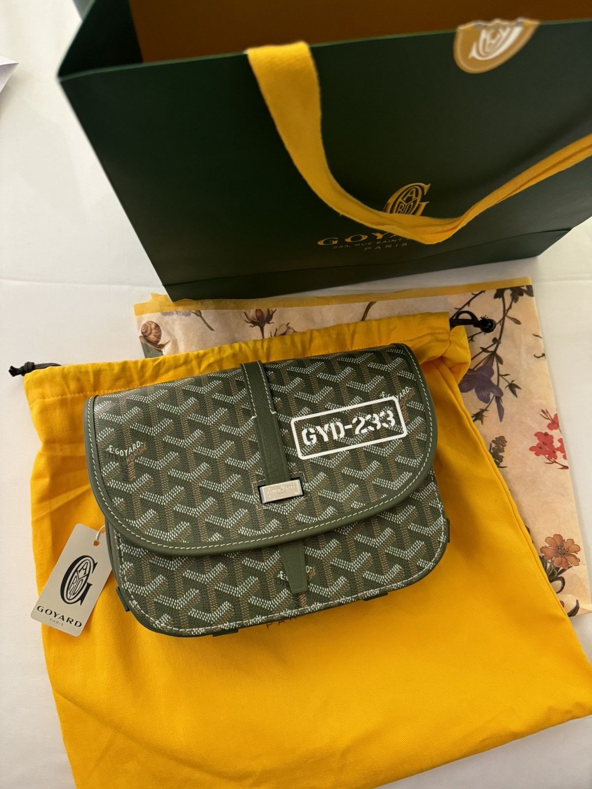 Goyard Belvedere PM Khaki/Army Green