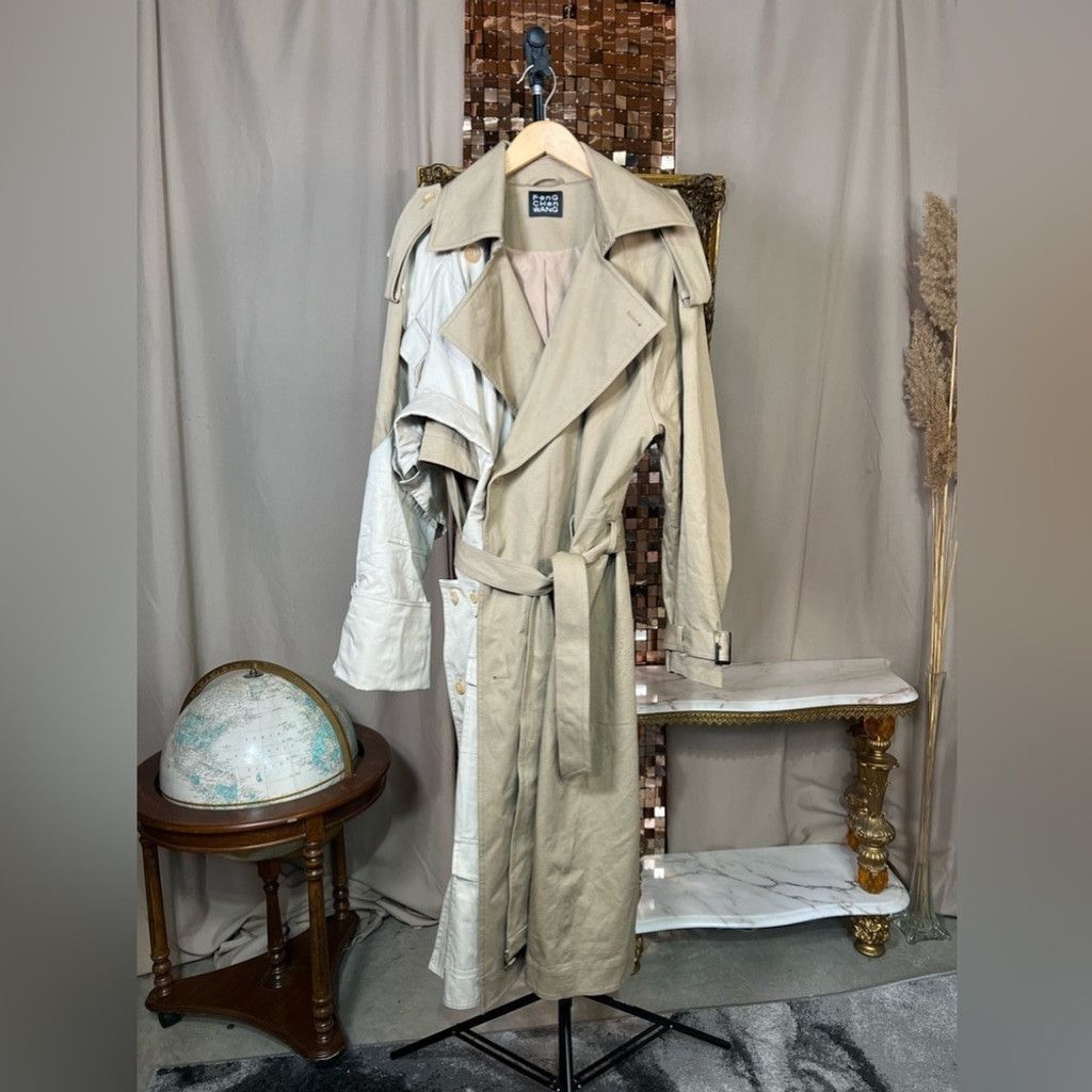 Feng Chen Wang Feng Chen Wang Beige Double Layer Modified Trench Size M Size US M / EU 48-50 / 2 - 1 Thumbnail