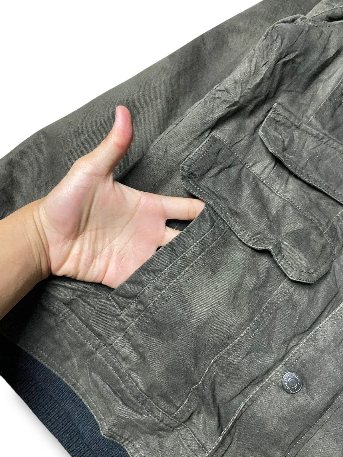 In The Attic Vintage In the Attic Retropunk Multi Tactical Jacket (167) Size US L / EU 52-54 / 3 - 4 Thumbnail