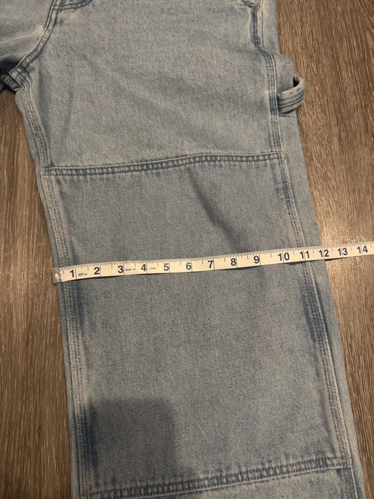 Off-White Off White Double Waist Double Knee Baggy Denim Jeans 30 Size US 30 / EU 46 - 24 Thumbnail