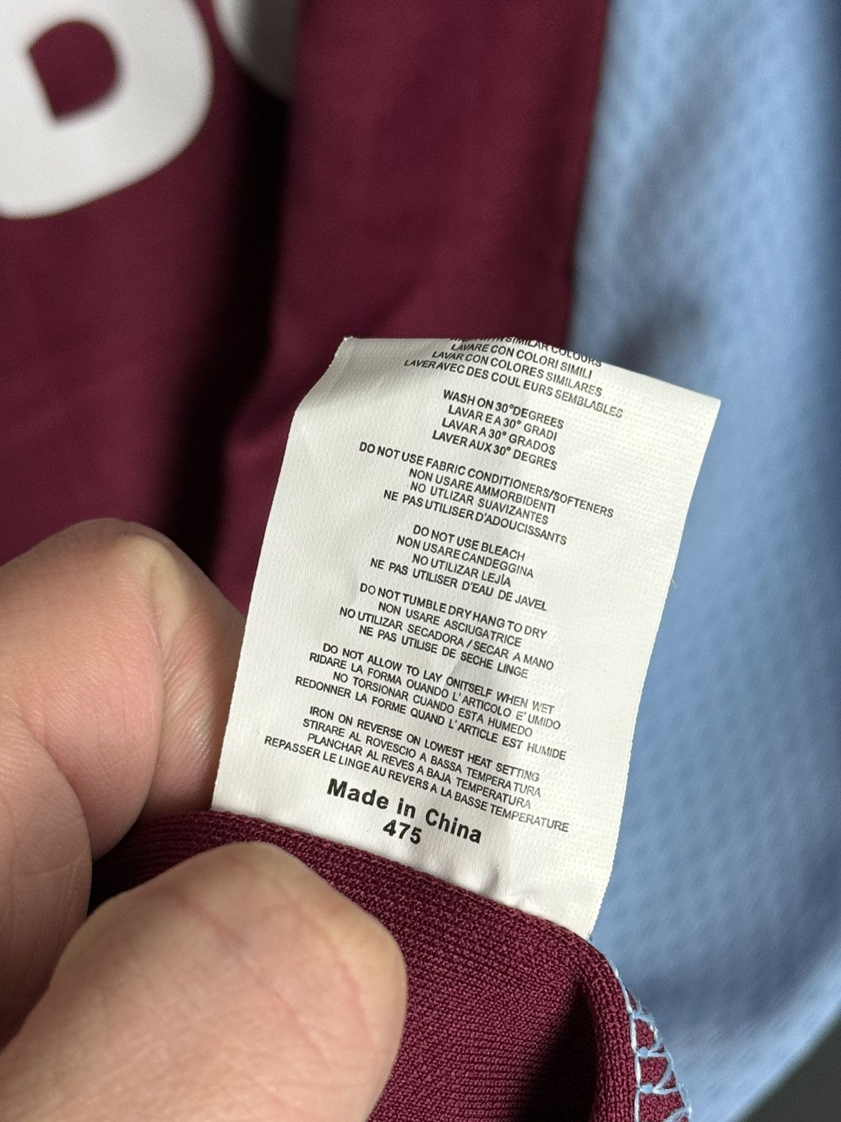 Macron Aston Villa 13/14 Home Football Jersey Size US L / EU 52-54 / 3 - 10 Thumbnail
