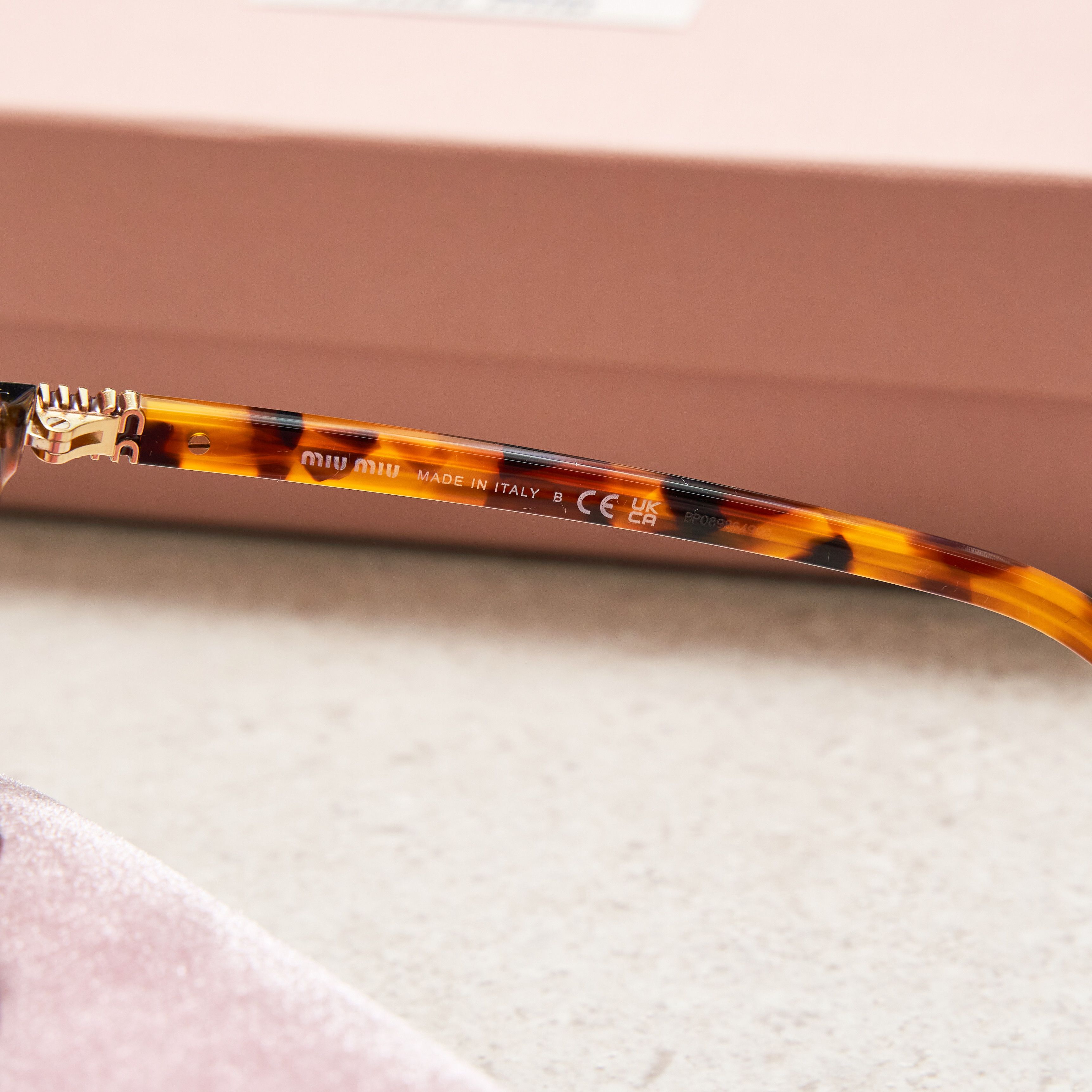 Miu Miu MIU MIU MU 01XV 19P1O1 Eyewear HAVANA Size ONE SIZE - 4 Thumbnail