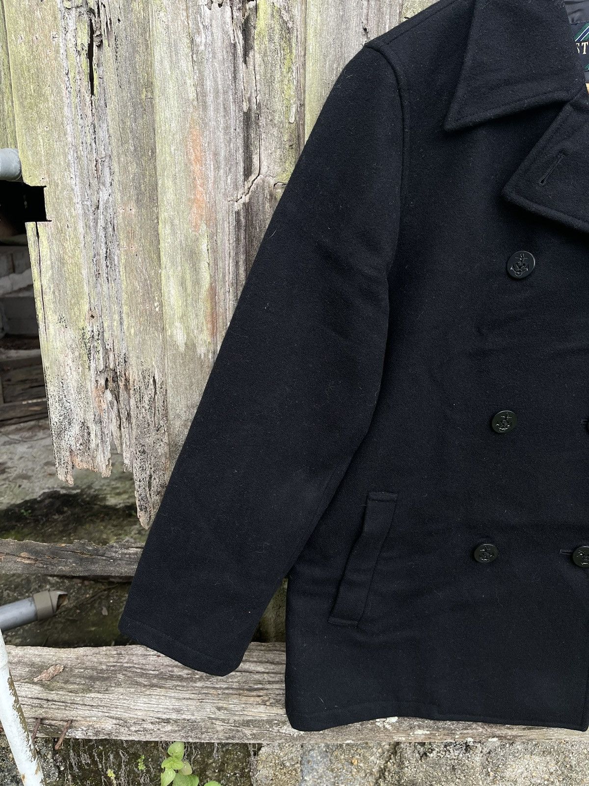 Designer East Boy Classic Wool Peacoat — Black (Fits M-L) Size US M / EU 48-50 / 2 - 3 Thumbnail
