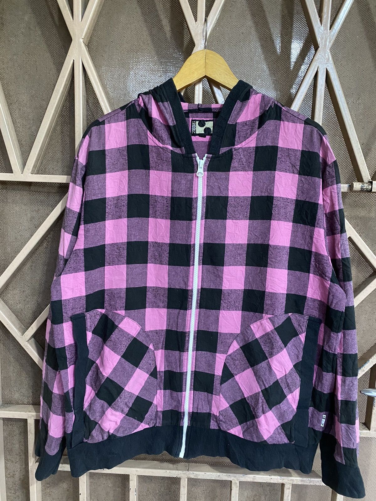 If Six Was Nine 🖤BLACKDAY🖤Steez japanese plaid hoodie kmrii ifsix styled Size US L / EU 52-54 / 3 - 1 Thumbnail