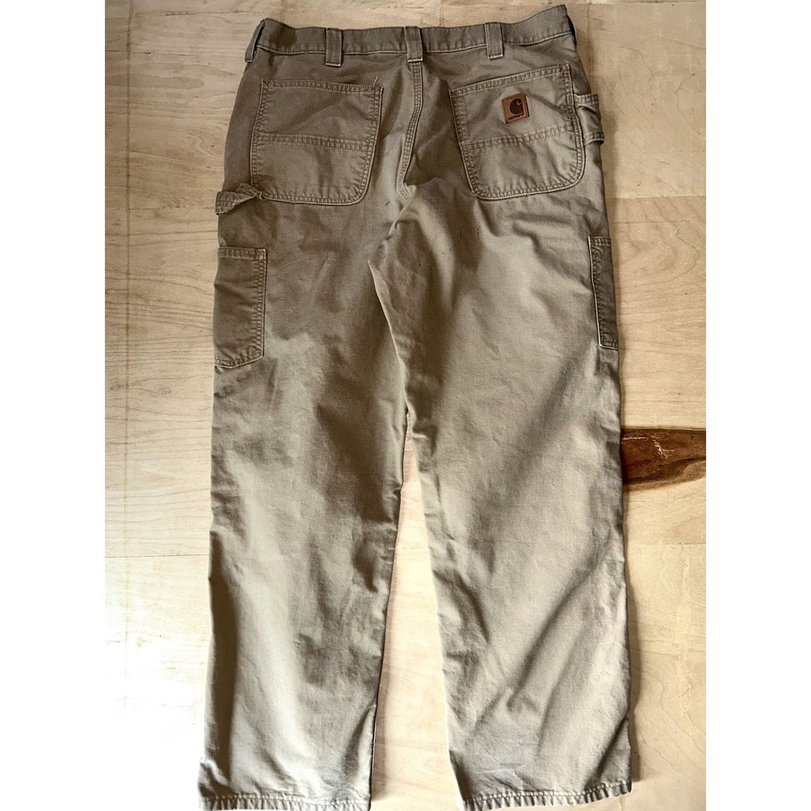 Carhartt Carhartt Carpenter Pant B151-DKH 36x30 Single Knee Men’s Pants Brown Regular Cotton Workwear Size US 36 / EU 52 - 3 Thumbnail