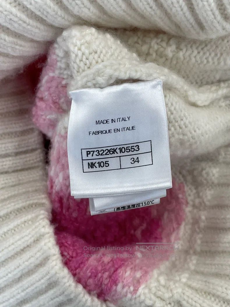 Chanel Chanel Ski series pink and white zipper sweater Size XXS / US 00 / IT 34 - 6 Thumbnail
