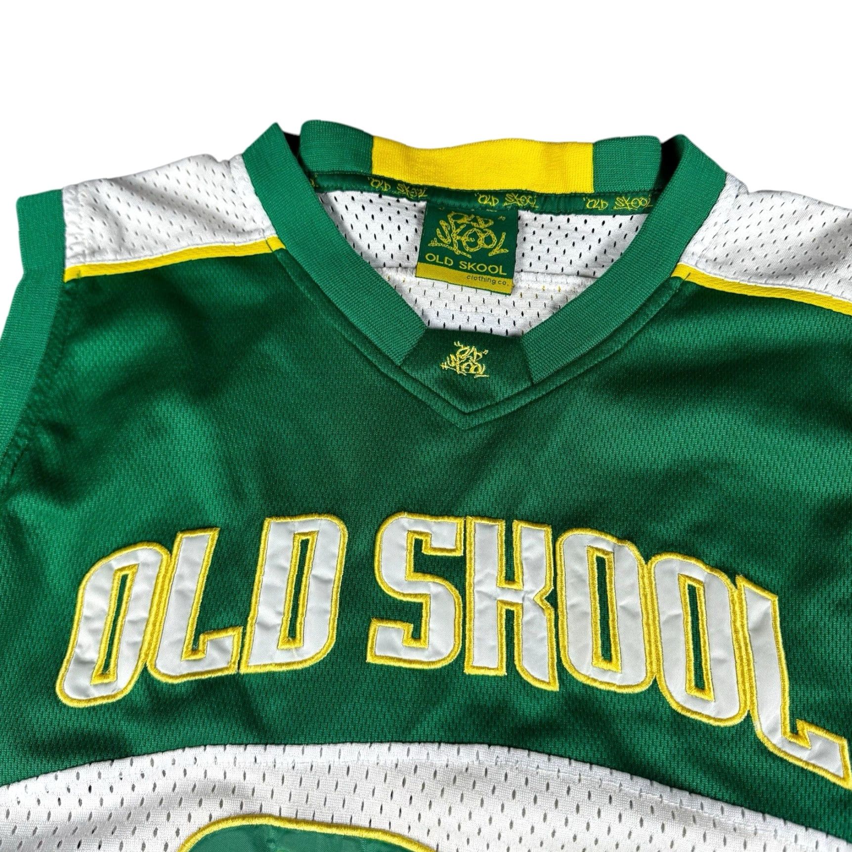 Vintage VINTAGE Old Skool 96 Basketball Jersey Men's XL Seattle Supersonics Oakland A's Shirt Adult XL Green Embroidered 50 in Chest Sports Baseball Mens Size US XL / EU 56 / 4 - 6 Thumbnail