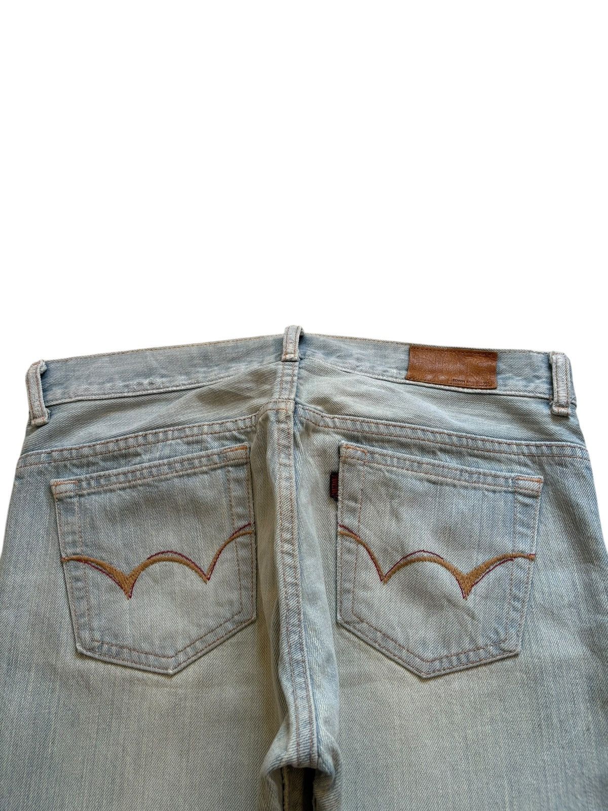 Edwin × Japanese Brand Vintage Edwin 503 Mud Wash Bootcut Flare Jeans Size US 30 / EU 46 - 8 Thumbnail