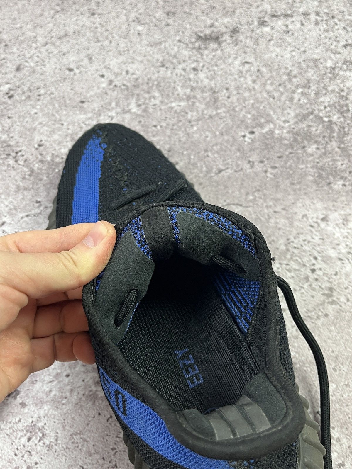 Adidas × Kanye West Adidas Yeezy Boost 350 V2 Dazzling Blue Black Blue Sneakers Size US 6.5 / IT 36.5 - 9 Thumbnail