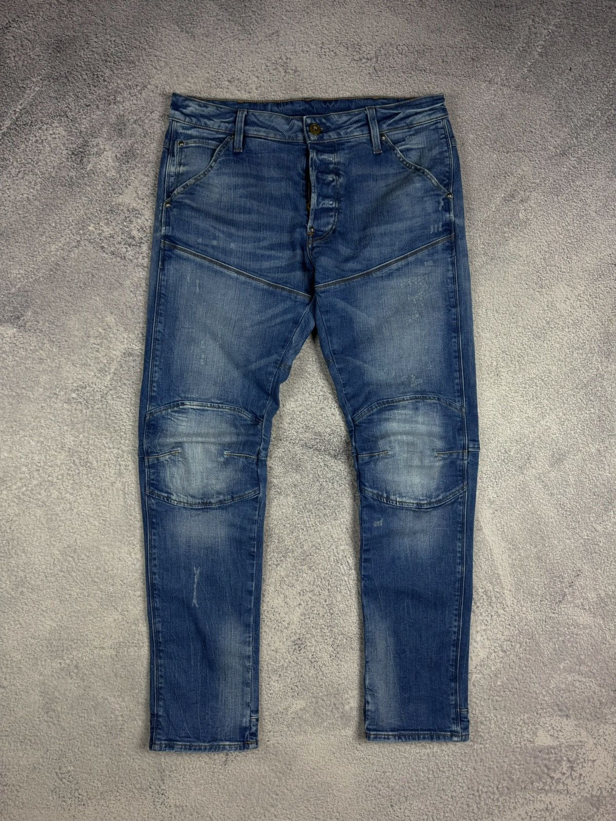 G-Star G STAR RAW 5620 3D Slim Blue Jeans Size US 32 / EU 48 - 1 Thumbnail