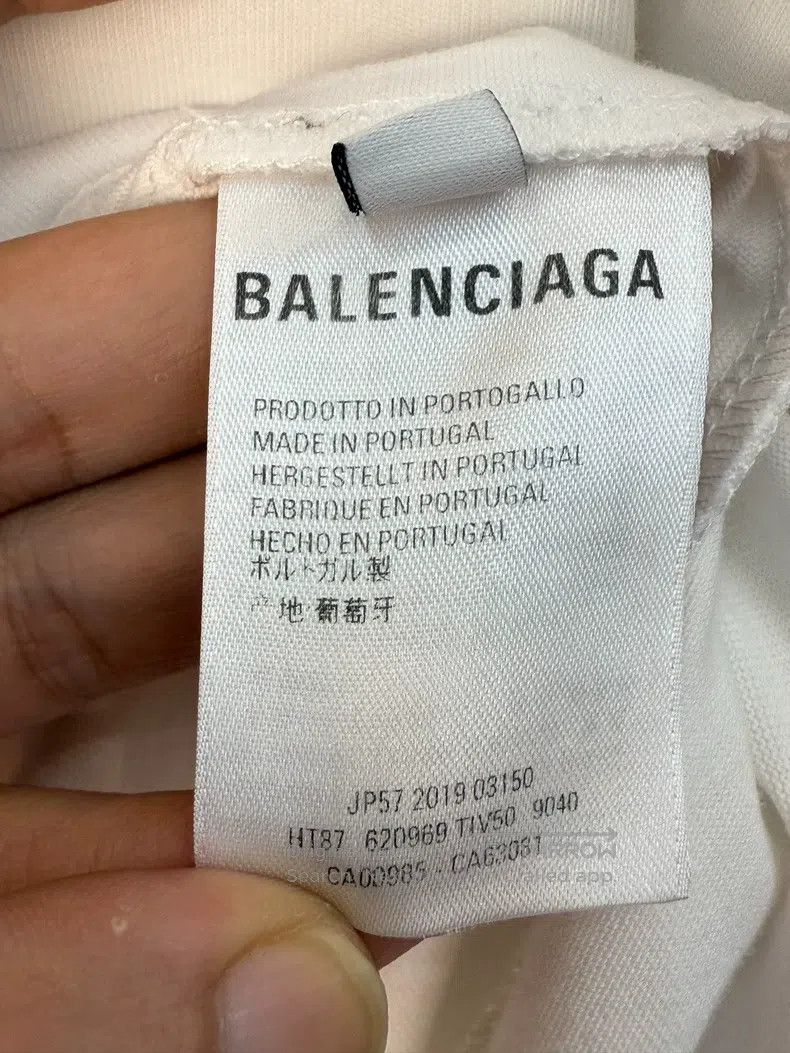 Balenciaga Balenciaga White mailbox letter logo short-sleeved T-shirt Size US M / EU 48-50 / 2 - 4 Thumbnail