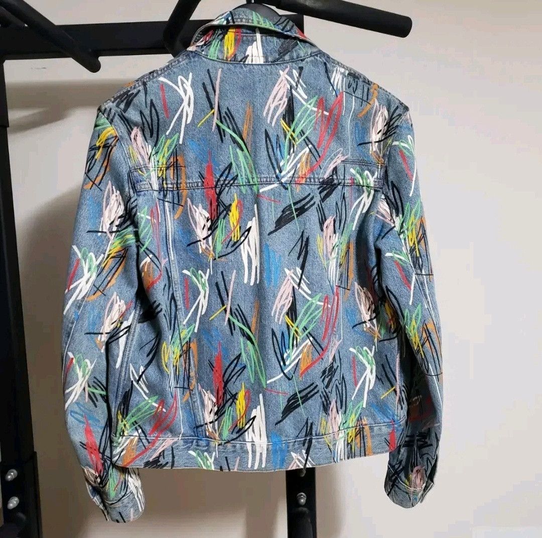 Dior [48] Dior Homme SS15 Graffiti denim jacket Size US M / EU 48-50 / 2 - 8 Thumbnail