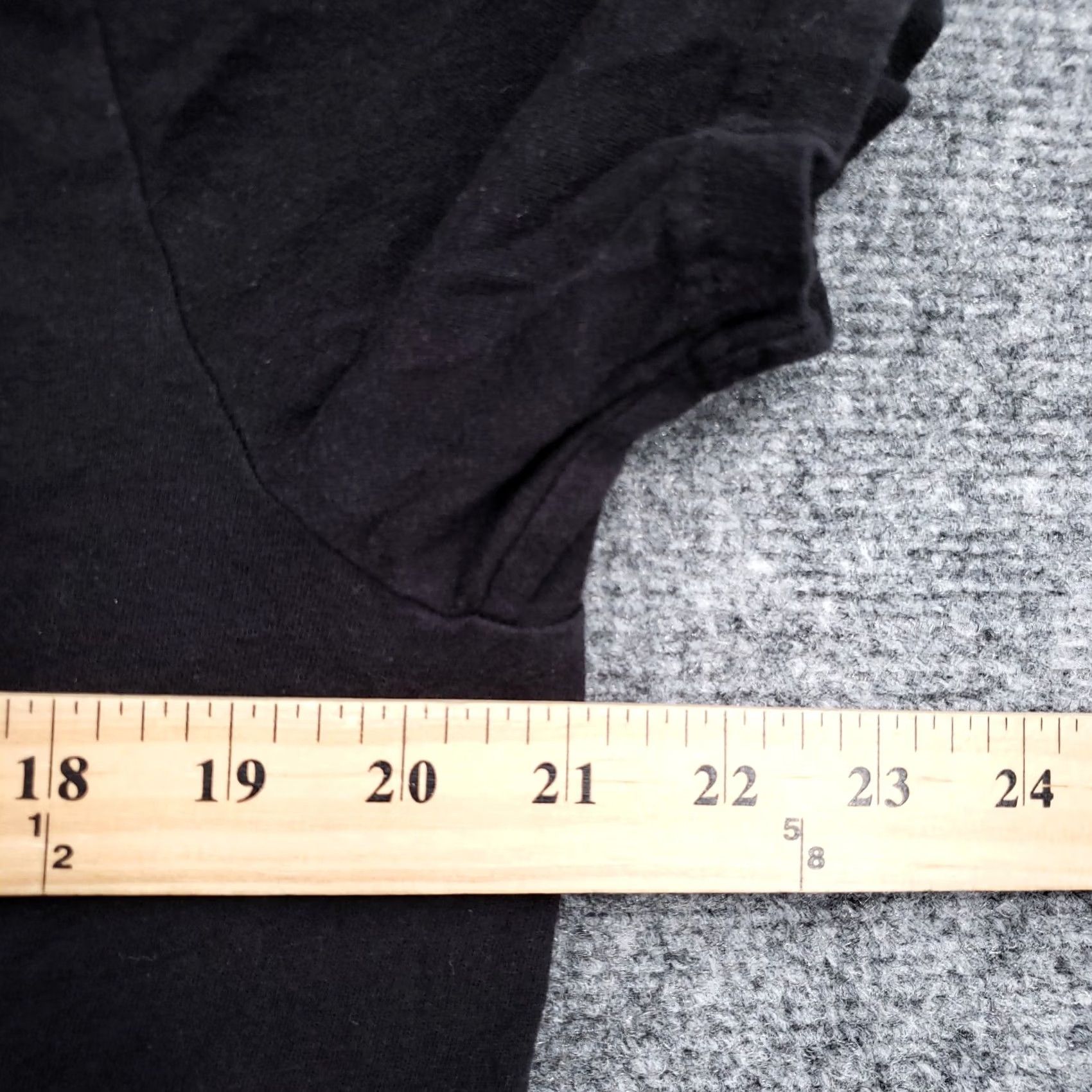 True Religion True Religion Shirt Womens Large L Black Logo V Neck Pullover Short Sleeve Tee T Size L / US 10 / IT 46 - 6 Thumbnail