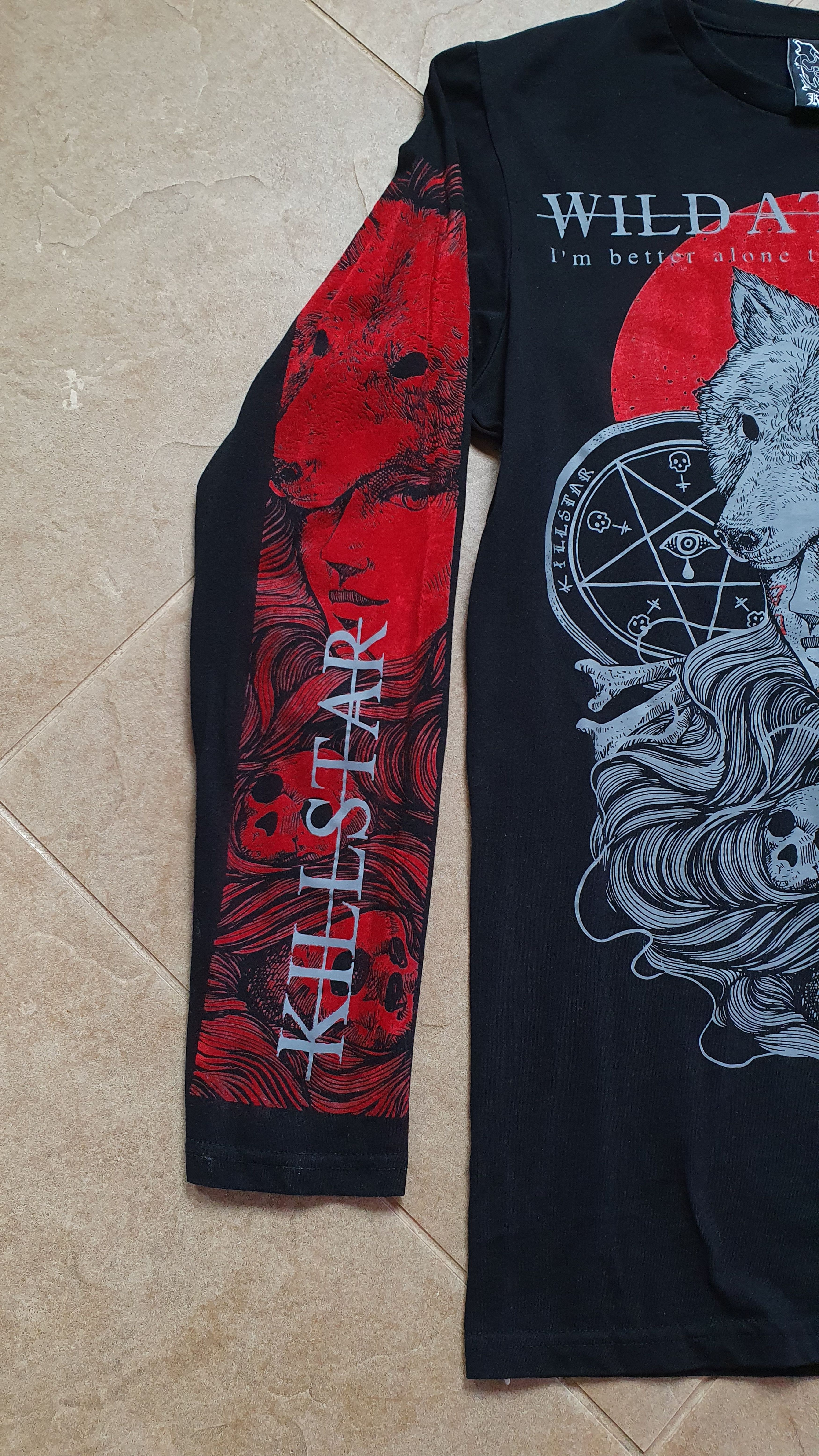 Killstar Longsleeve t-shirt Wild At Heart - KILLSTAR sweatshirt Size US M / EU 48-50 / 2 - 7 Thumbnail