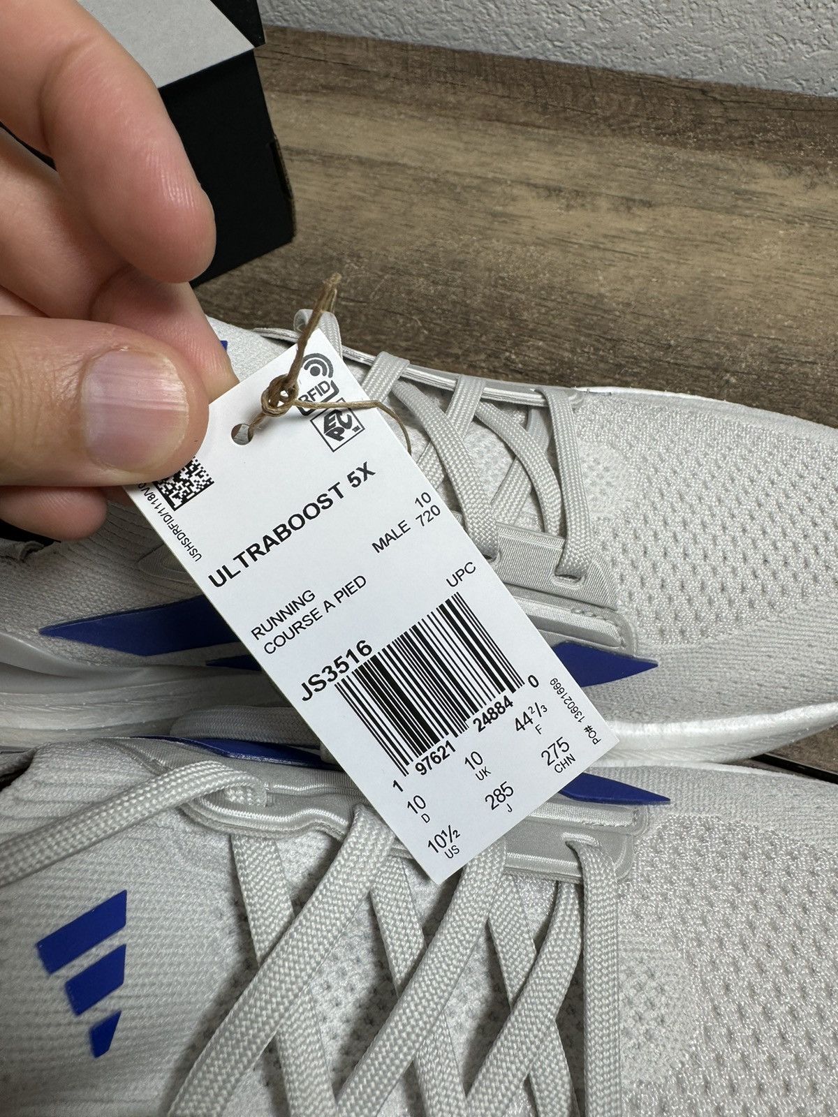 Adidas Size 10.5 adidas Ultraboost 5X Running Shoes Grey Men's New Size US 10.5 / EU 43-44 - 7 Thumbnail