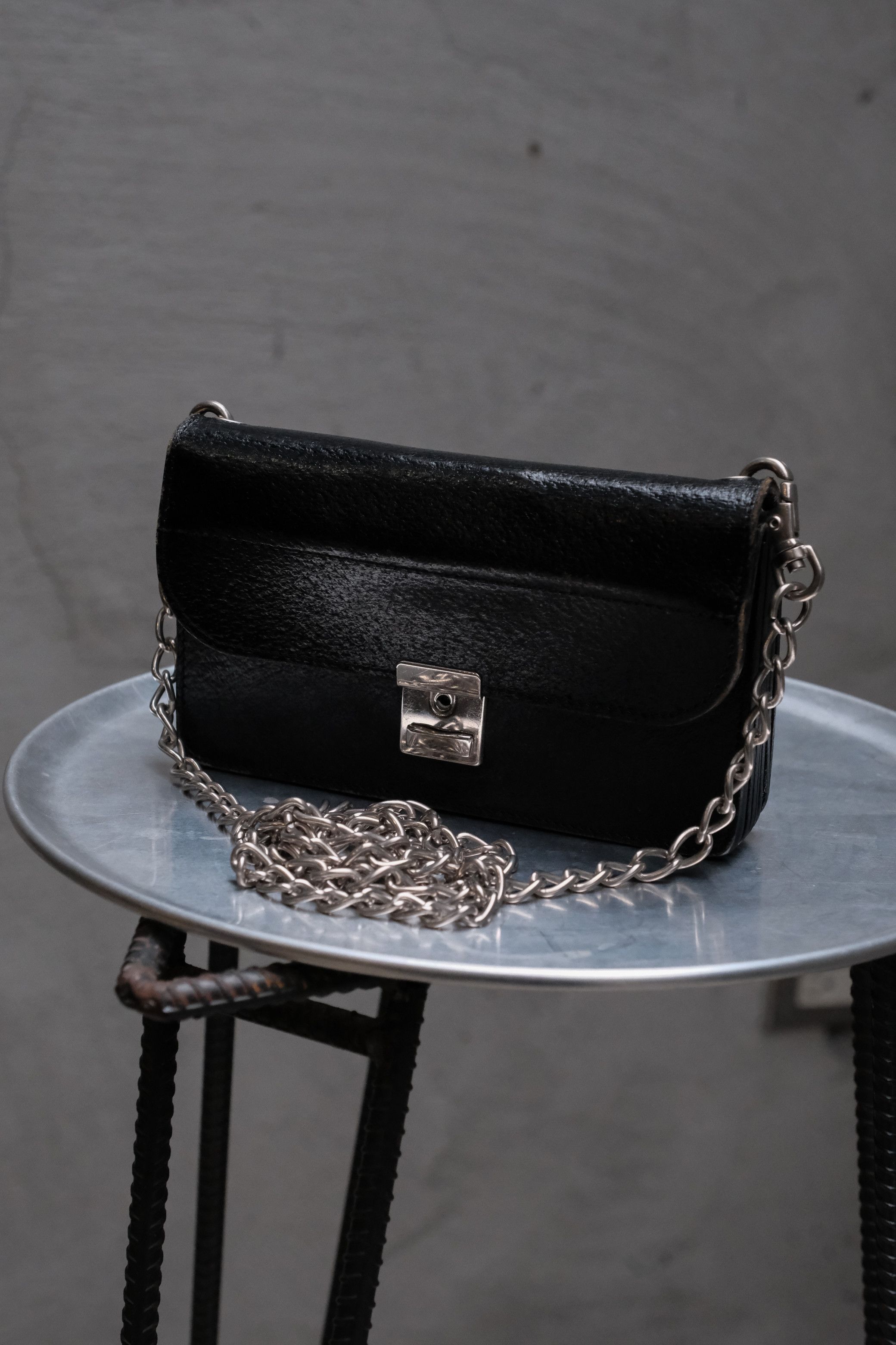 Comme des Garcons COMME des GARCONS Leather Chain-Link Bag Size ONE SIZE - 1 Thumbnail