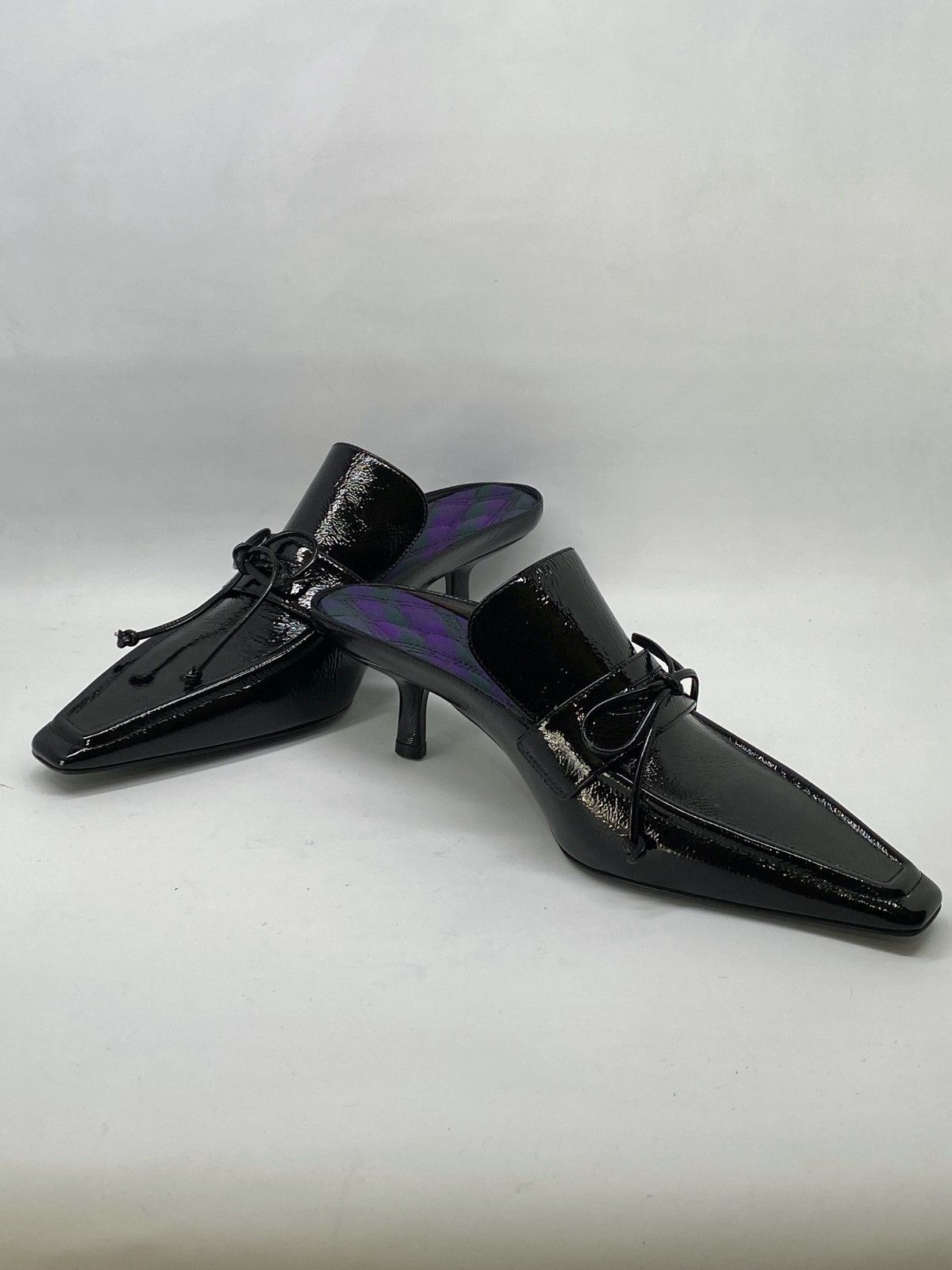 Burberry Burberry Sovereign Square Toe Kitten Heel Mule size 39 Size US 9 / IT 39 - 5 Thumbnail