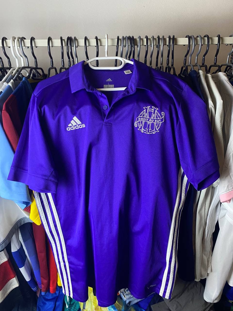 Adidas Adidas Marseille Third jersey drill Size US L / EU 52-54 / 3 - 1 Thumbnail