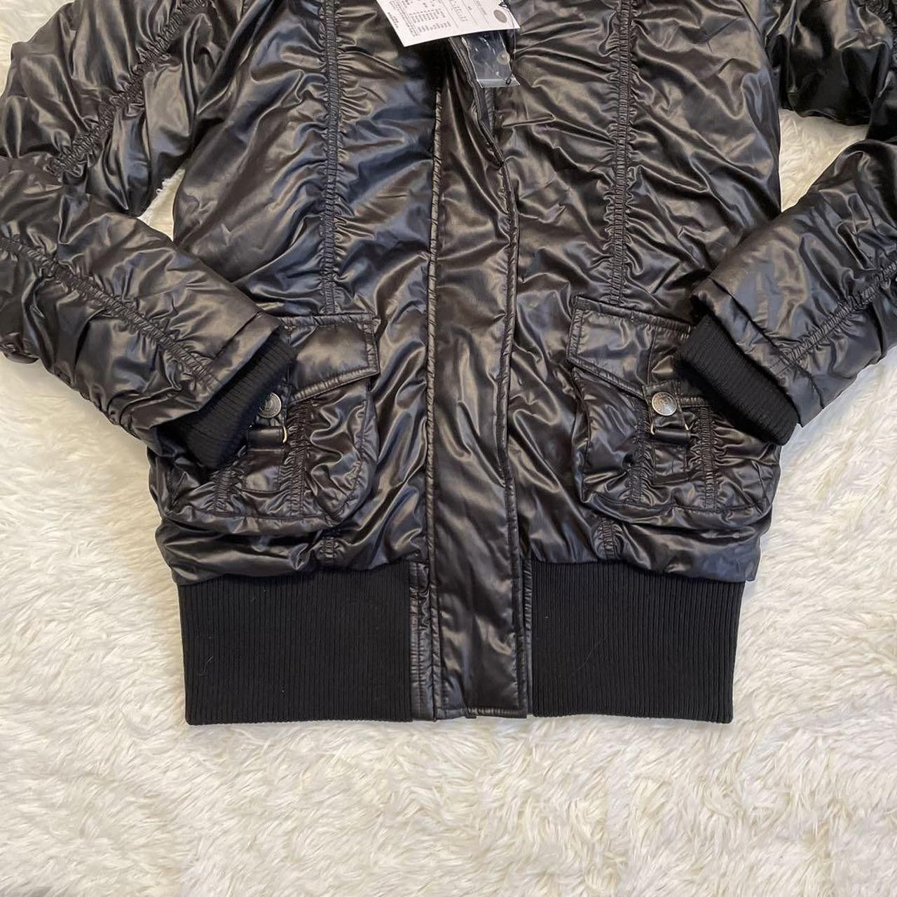 Von Dutch Vintage VON DUTCH Black Fur Hooded Jacket Size US L / EU 52-54 / 3 - 4 Thumbnail