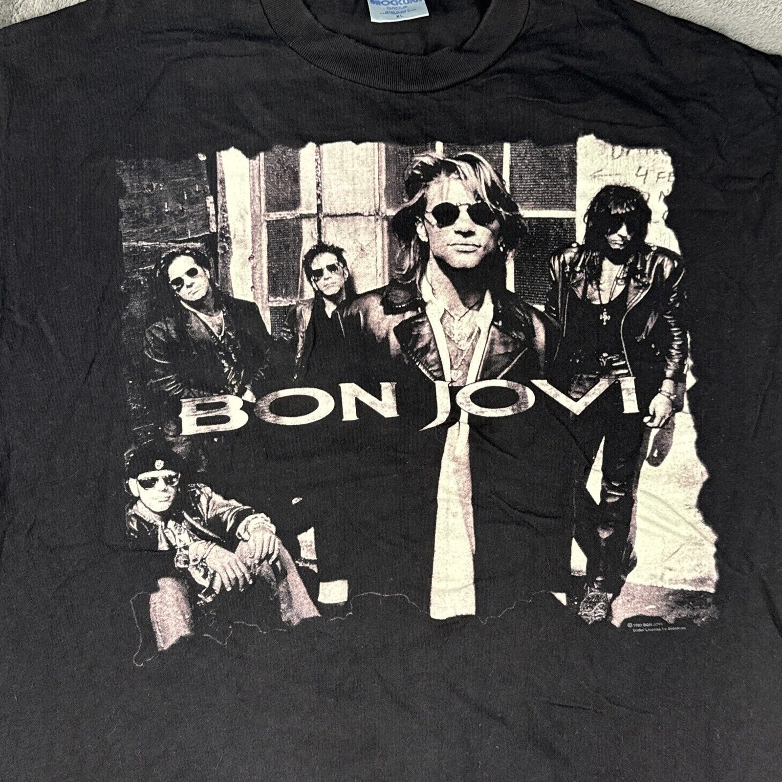 90s BON JOVI vintage tシャツ BROCKUM XL XL * Bon Jovi vintage 90s t shirt * Brockum 1995 tour Jon
