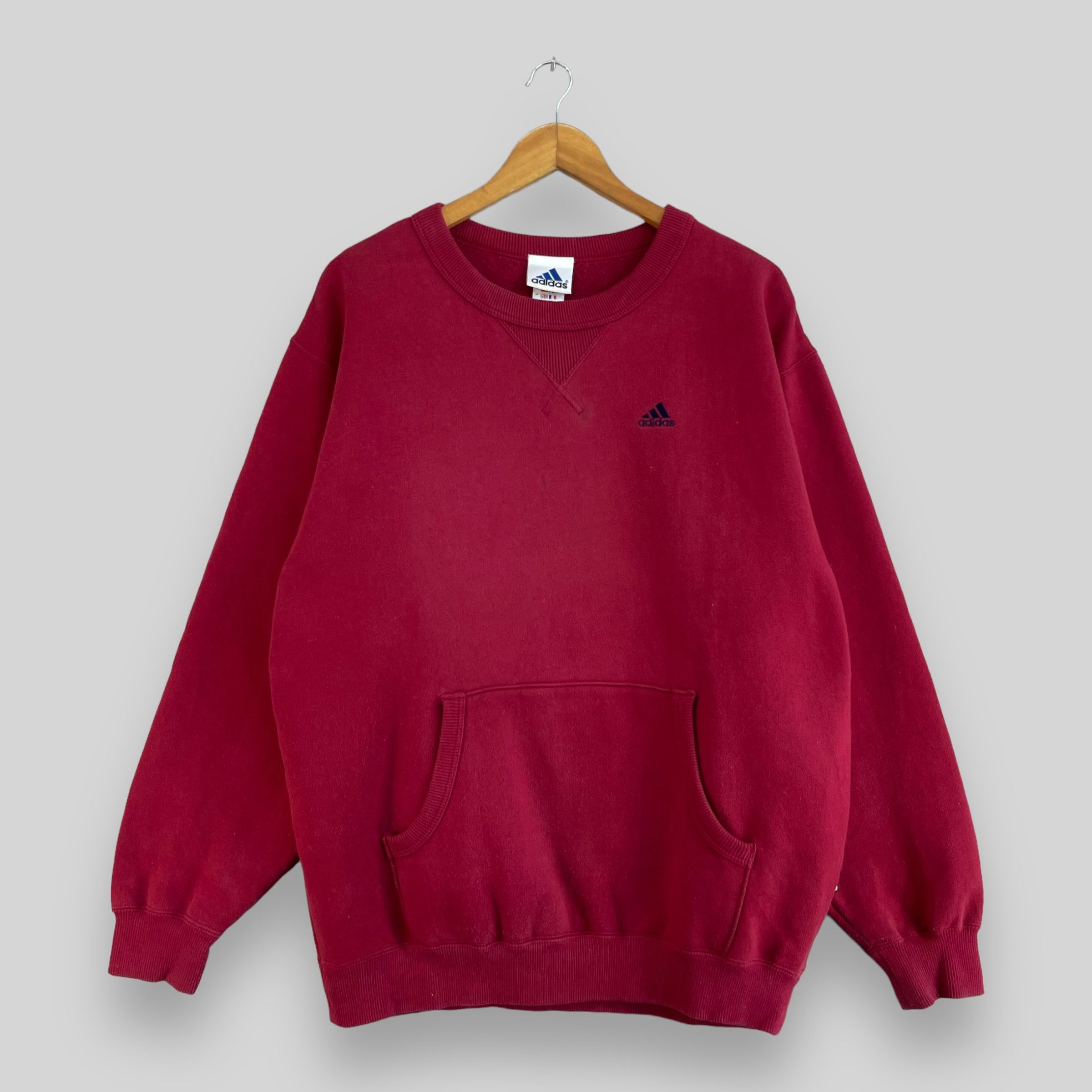 Adidas × Vintage Vintage 90s ADIDAS EQUIPMENT Crewneck Sweatshirt Size US L / EU 52-54 / 3 - 1 Thumbnail